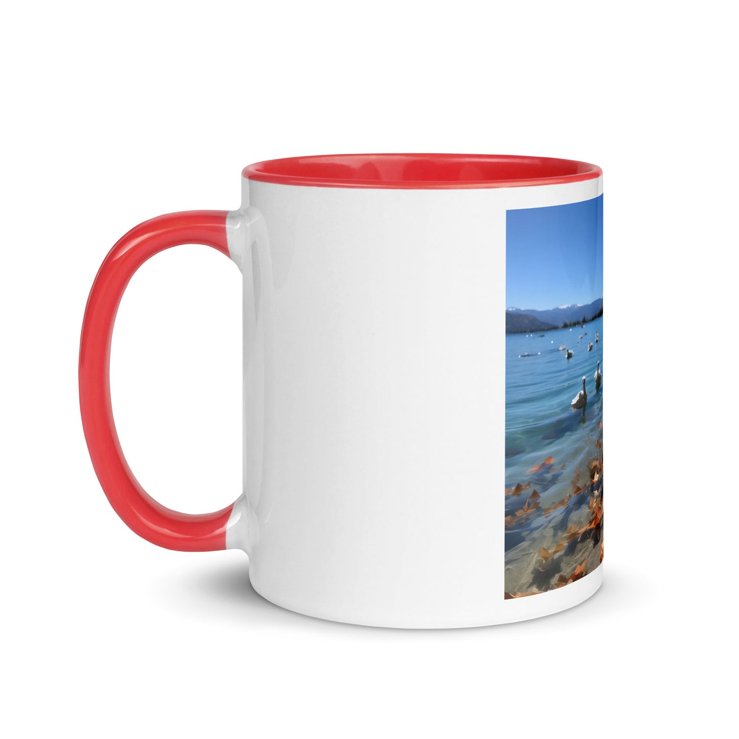 Atop The Mountain Lakeshore Series Print #2 - Mug with Color Inside