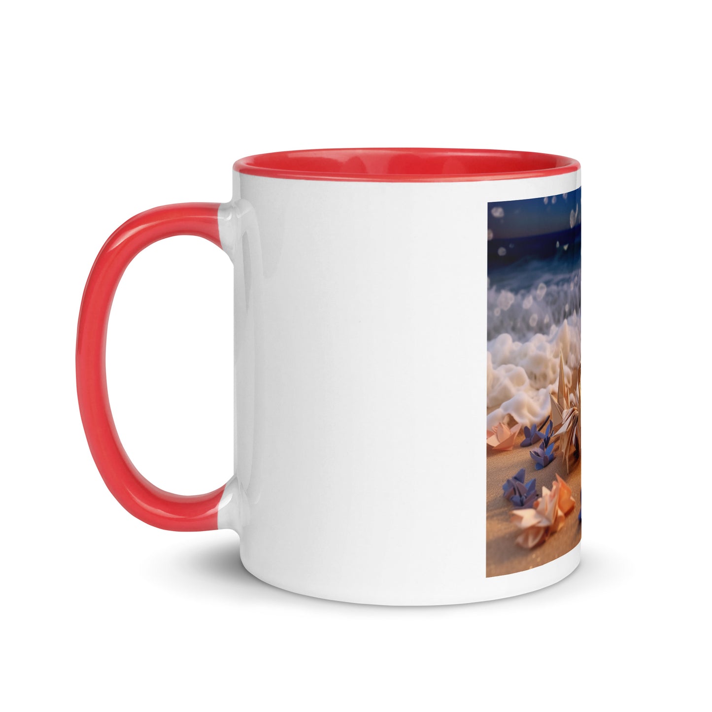 By The Seaside Series Print #10 - Mug with Color Inside