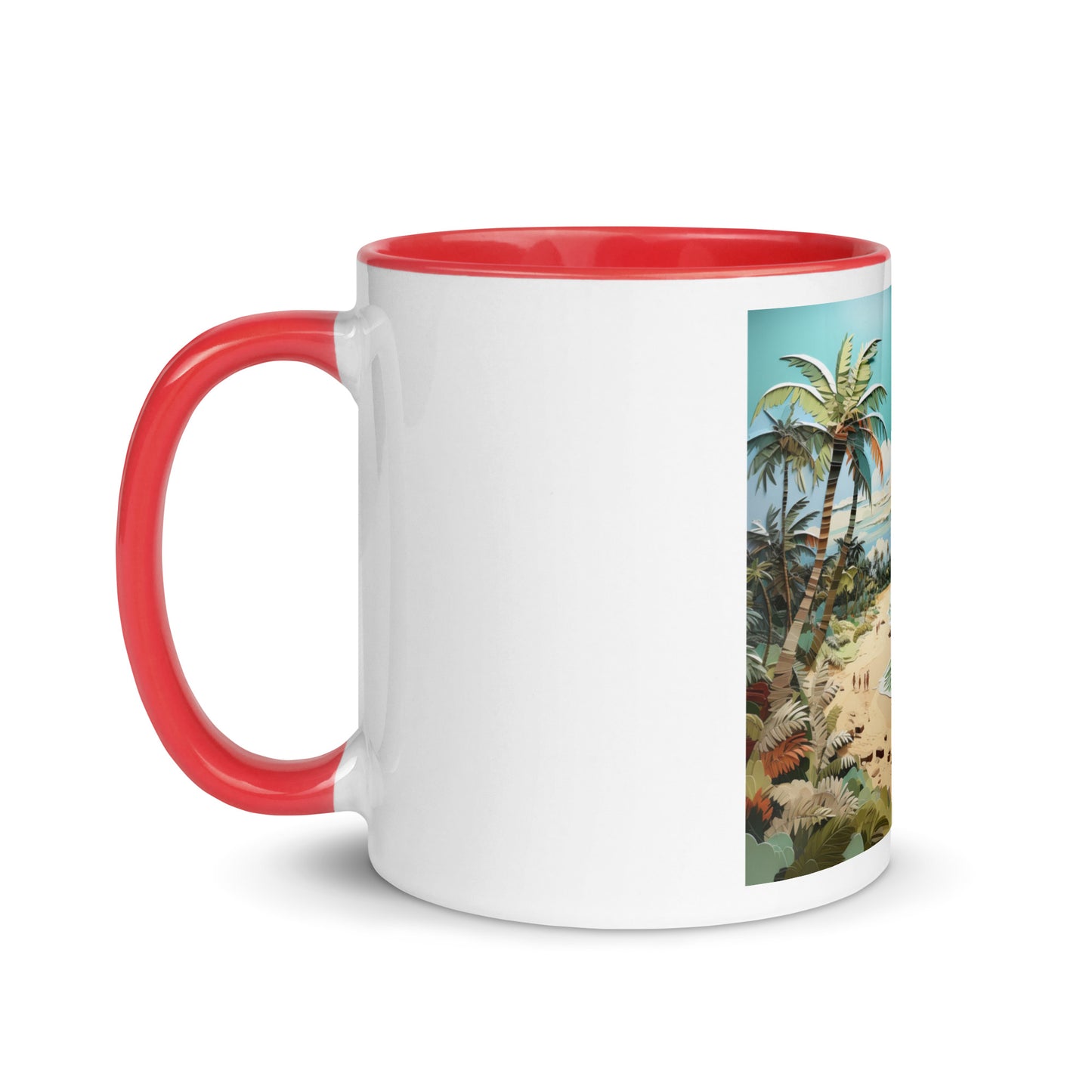 By The Seaside Series Print #2 - Mug with Color Inside