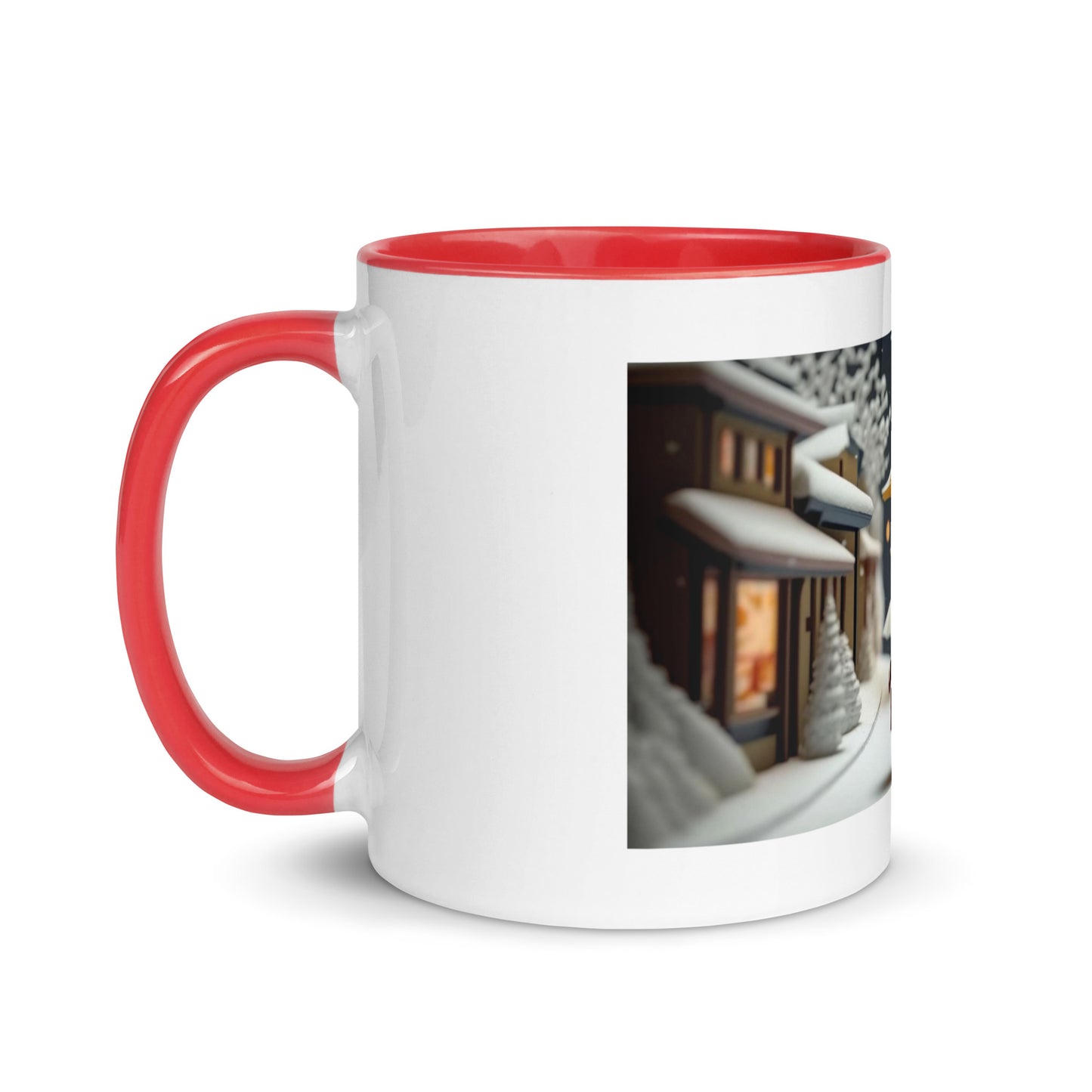 Asian Snow Series Print #5 - Mug with Color Inside