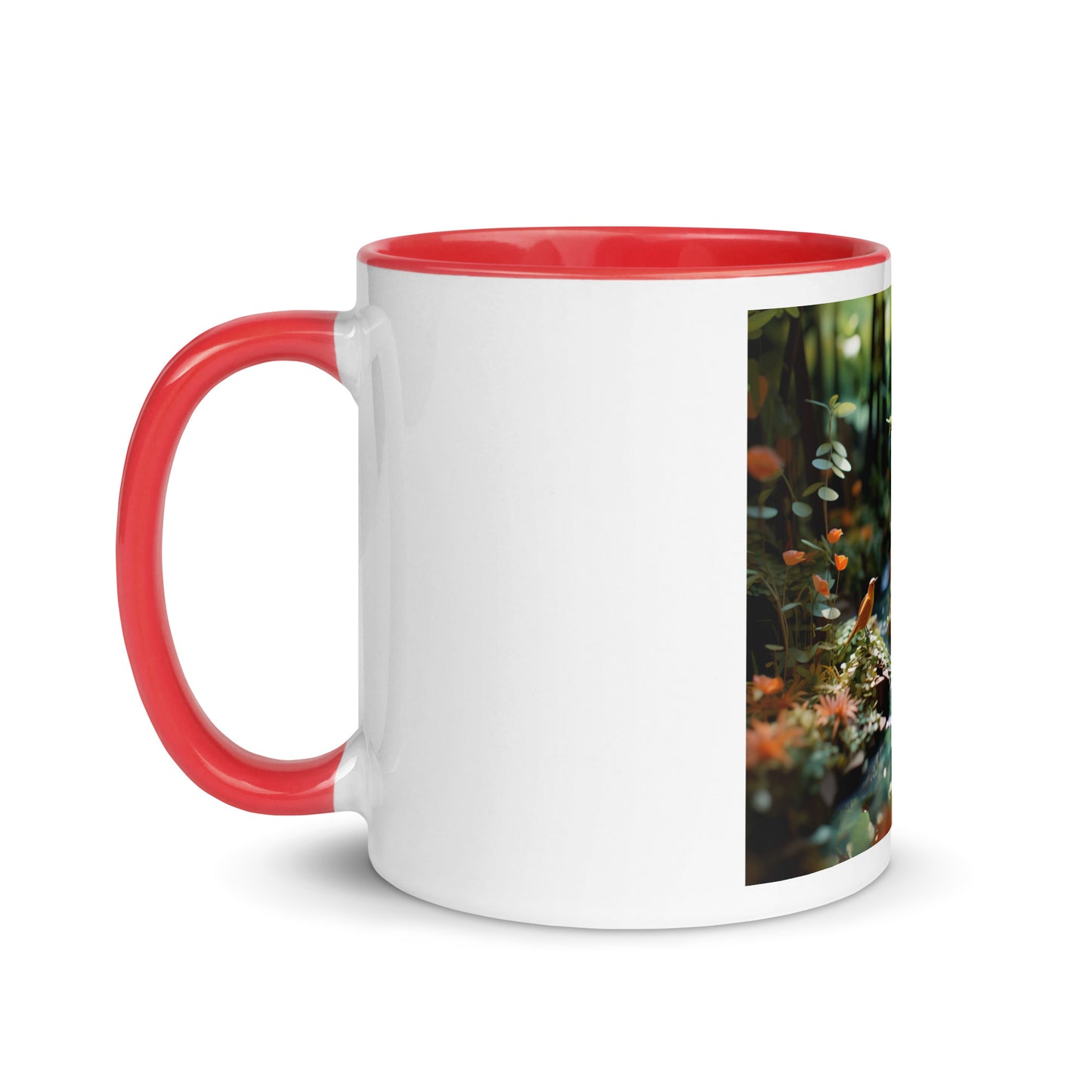 Relaxing By The Brook Series Print #6 - Mug with Color Inside