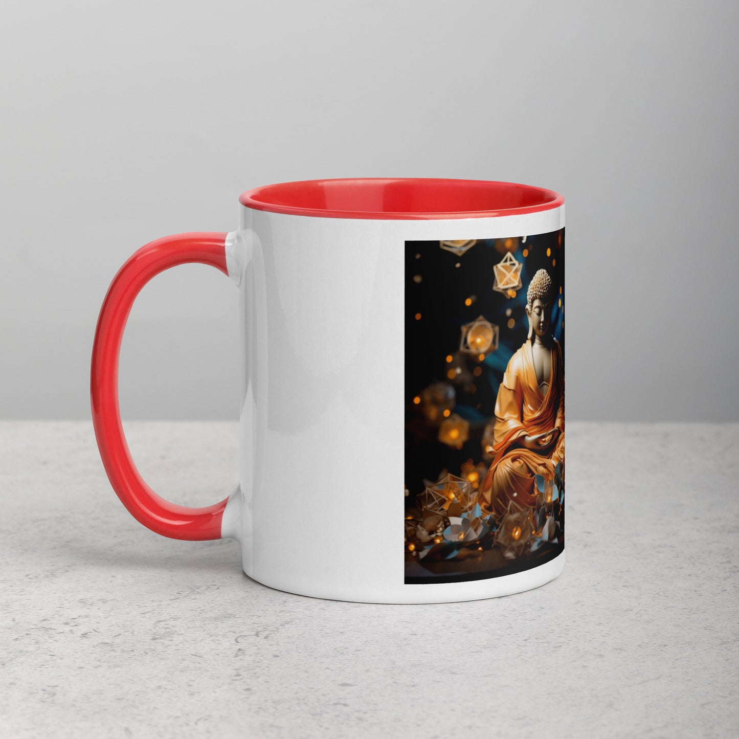 Ascending Buddha Series Print #8 - Mug with Color Inside