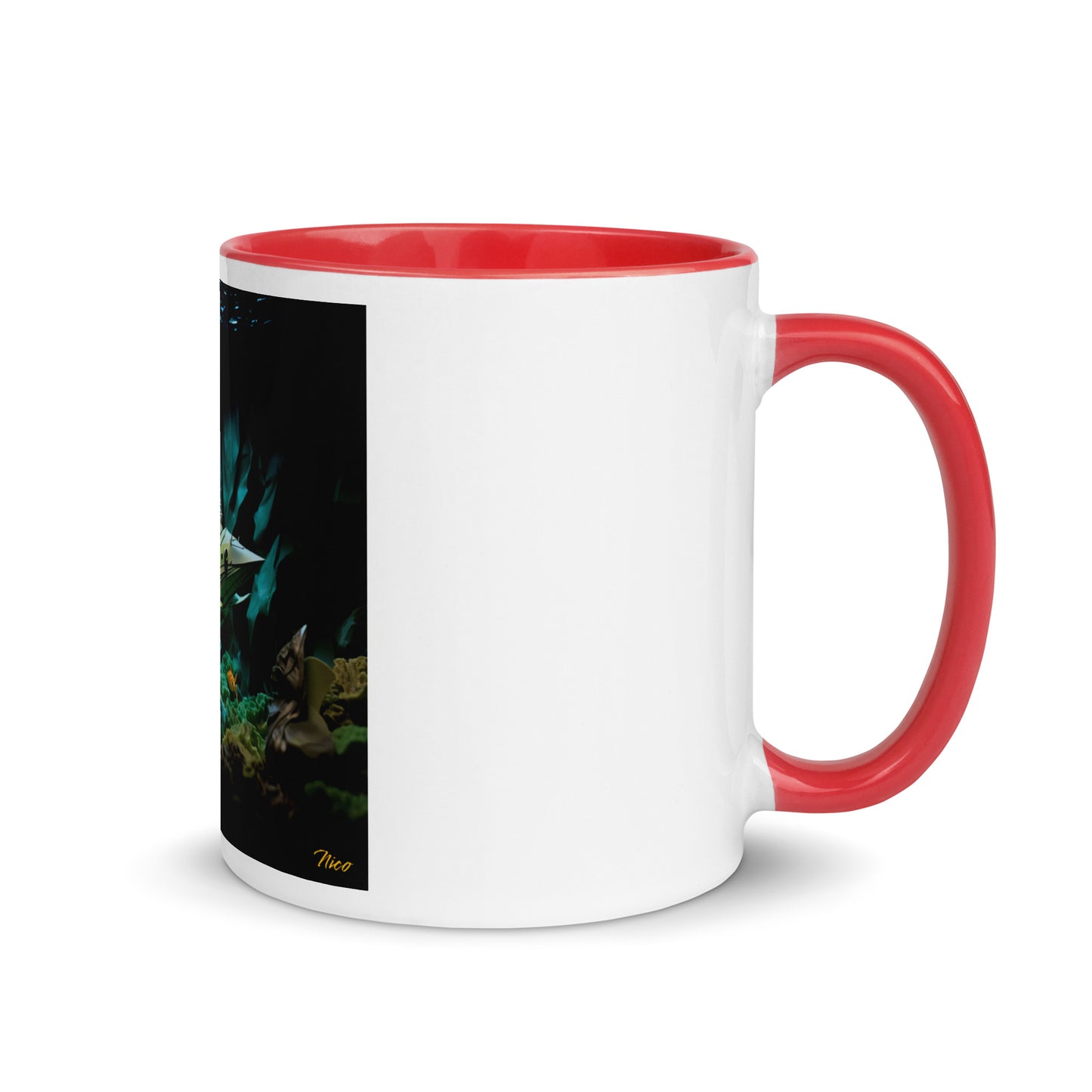 20,000 Leagues Under The Sea Series Print #8 - Mug with Color Inside