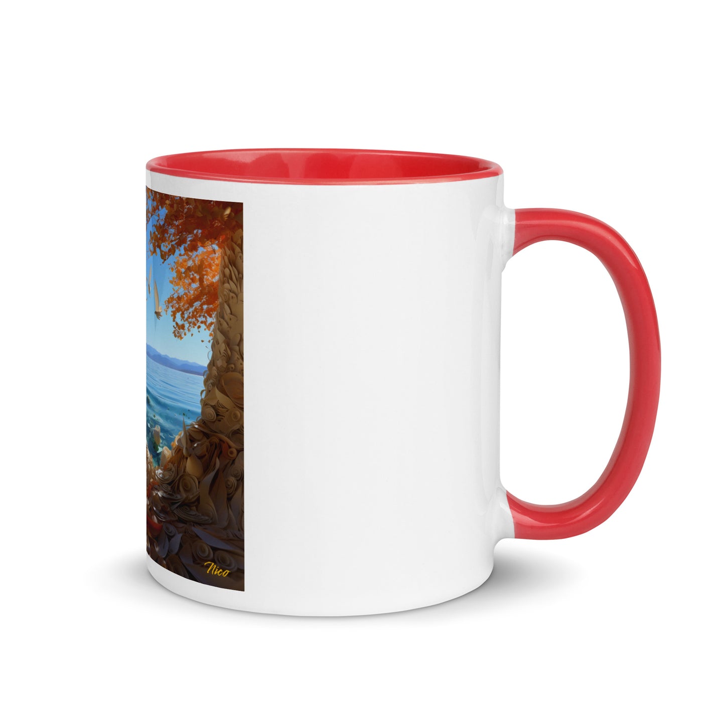 Atop The Mountain Lakeshore Series Print #9 - Mug with Color Inside