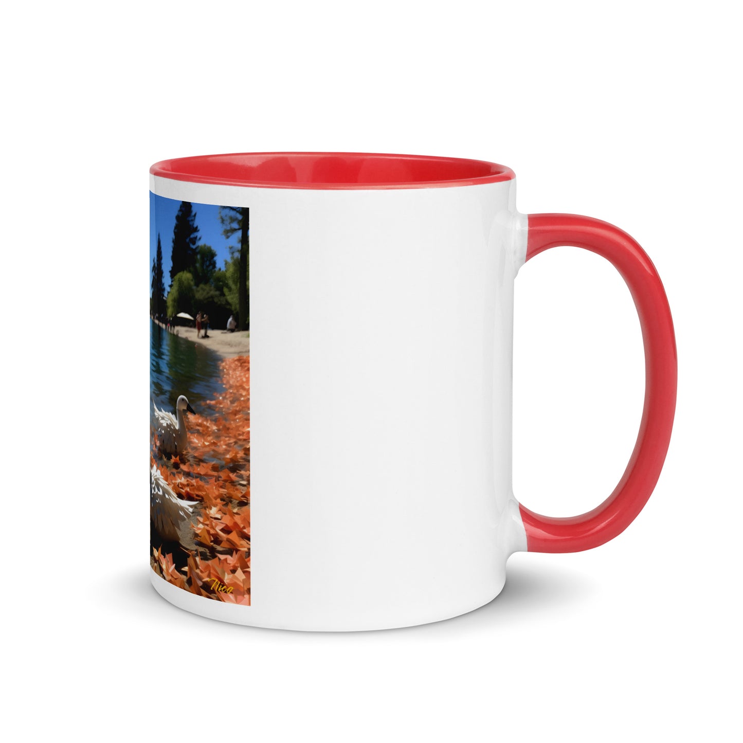 Atop The Mountain Lakeshore Series Print #2 - Mug with Color Inside