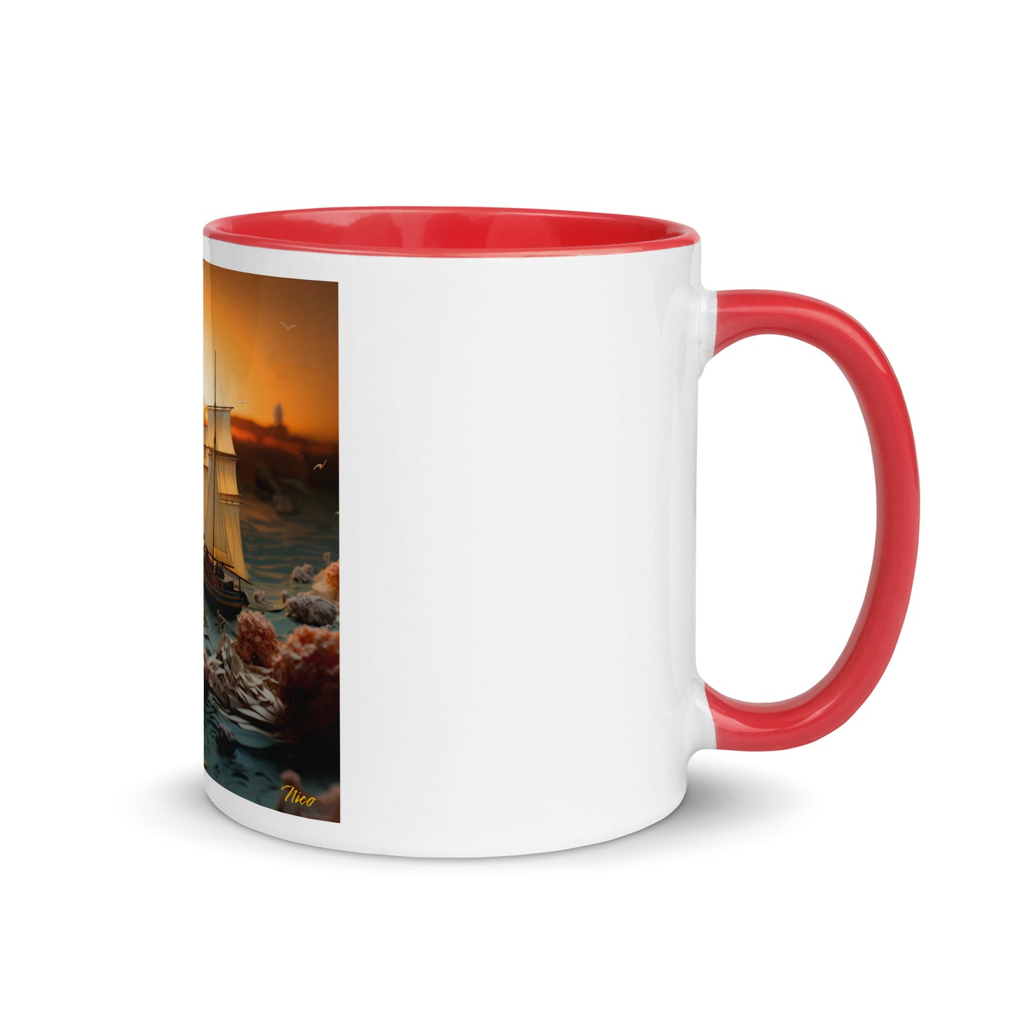 Into The Sunset Series Print #3 - Mug with Color Inside