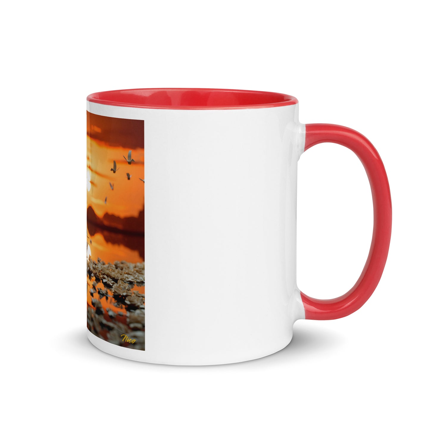 Into The Sunset Series Print #9 - Mug with Color Inside