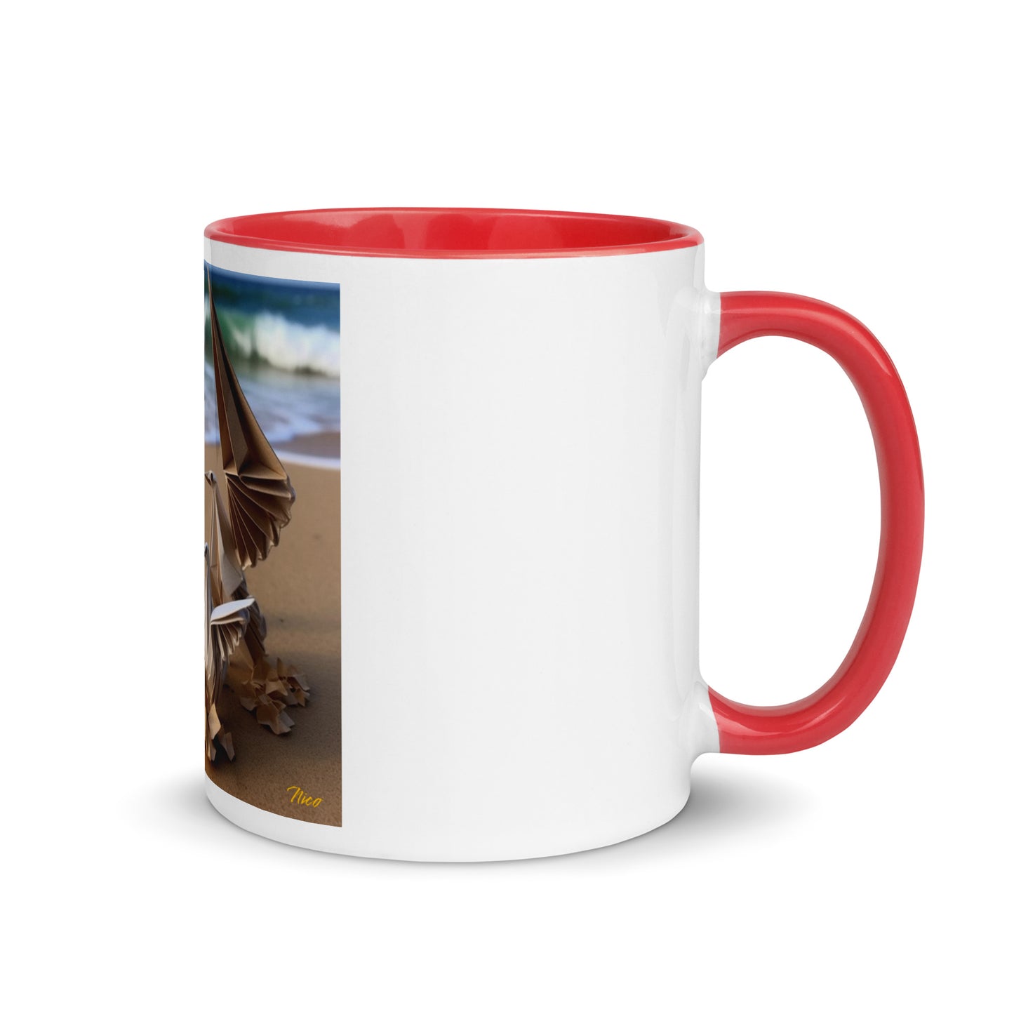 By The Seaside Series Print #1 - Mug with Color Inside