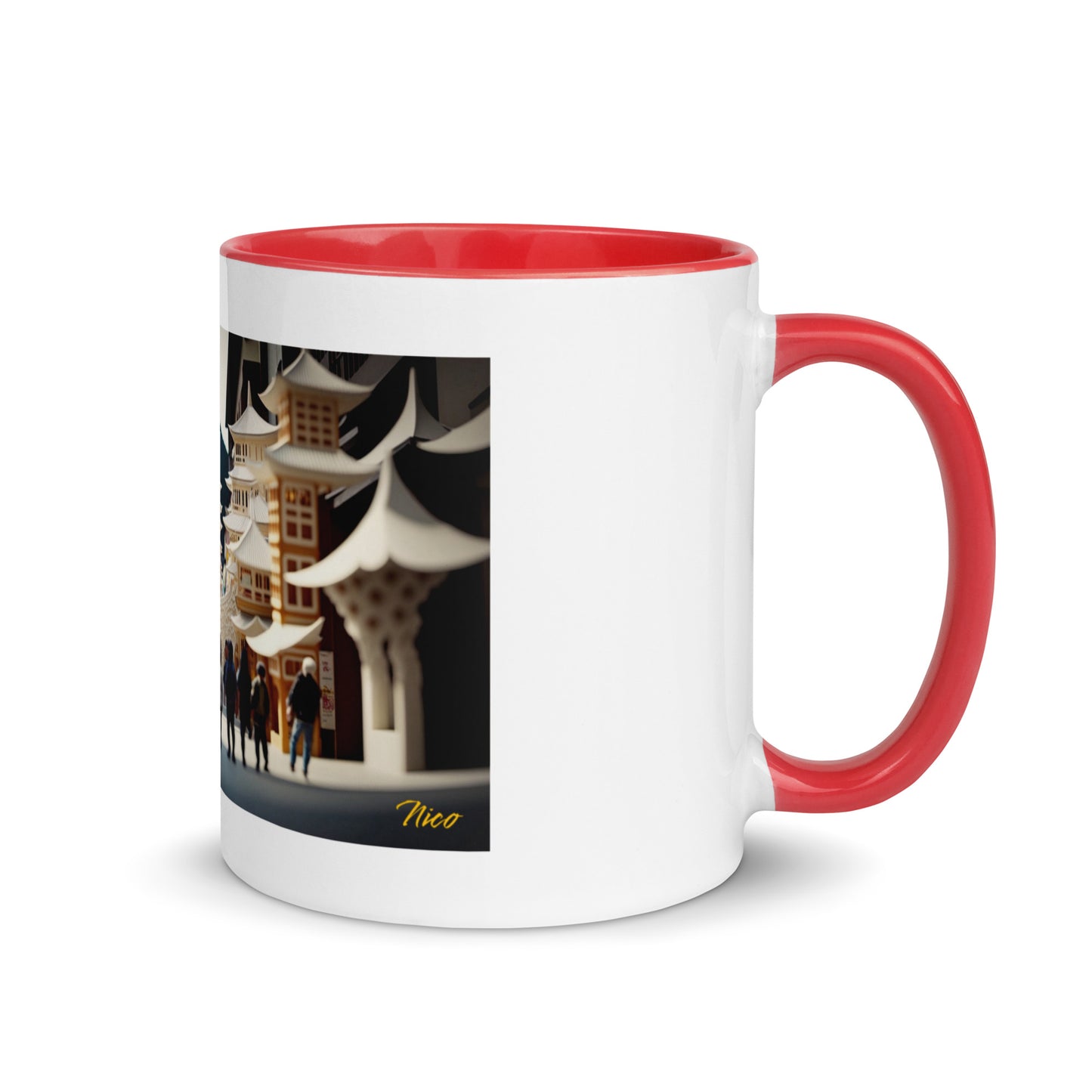 Via The Metropolis Series Print #5 - Mug with Color Inside