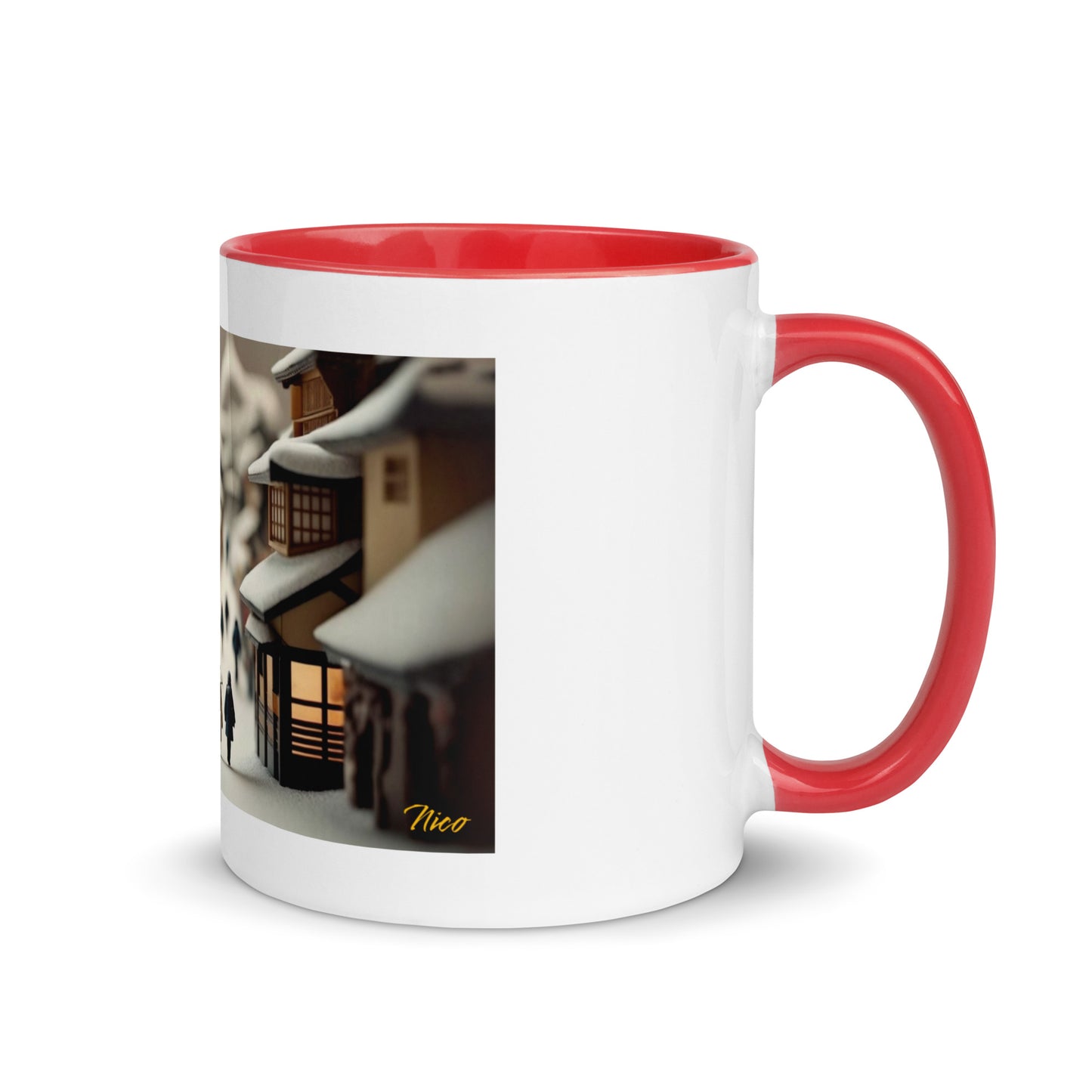 Asian Snow Series Print #6 - Mug with Color Inside