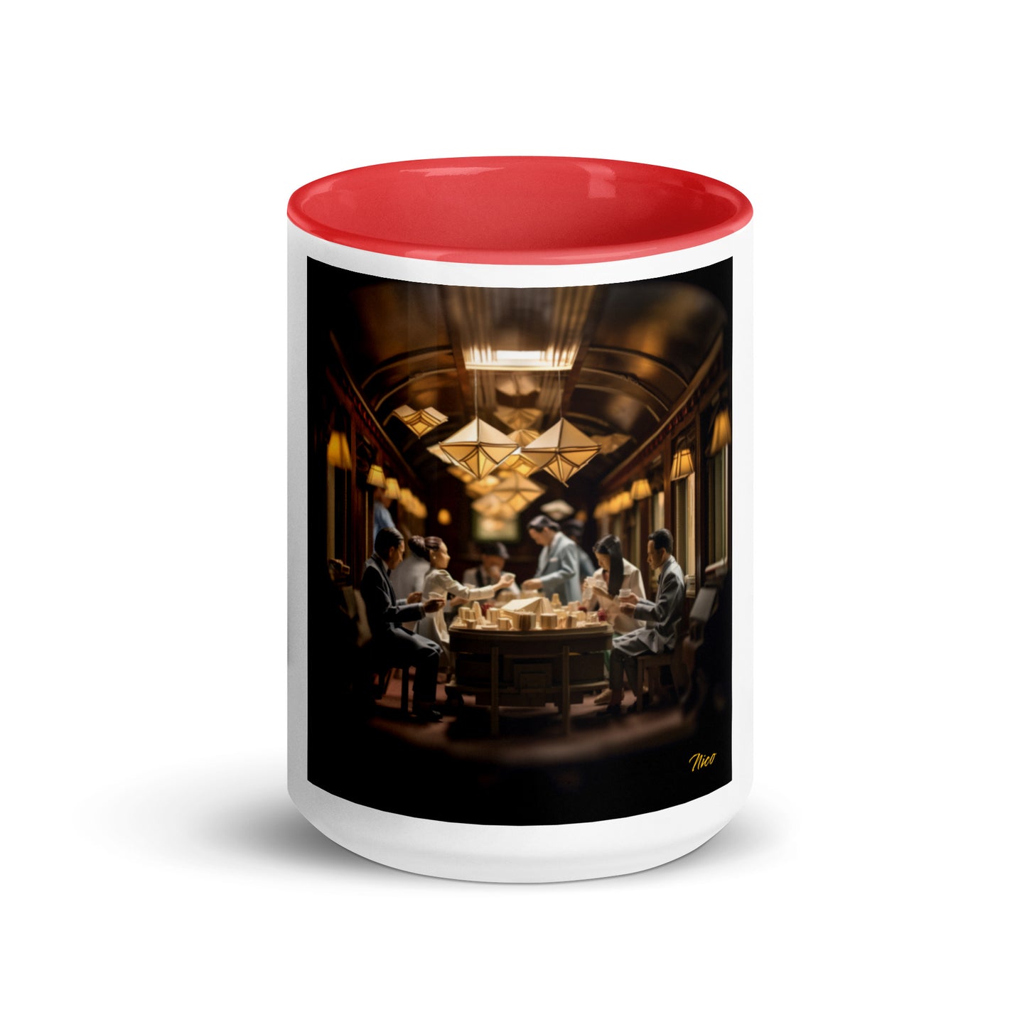 Orient Express Series Print #6 Mug with Color Inside