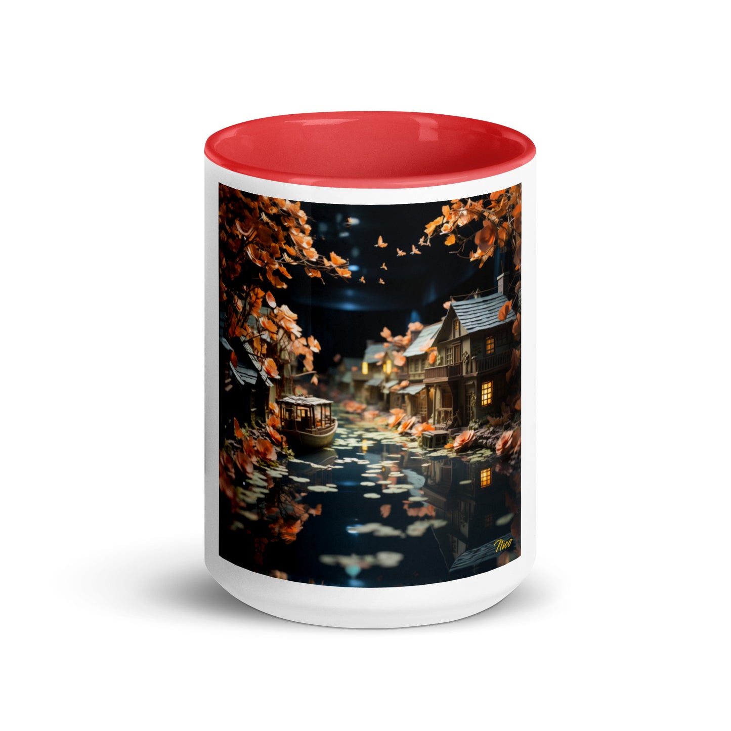 Born On A Bayou Print #7 Mug with Color Inside