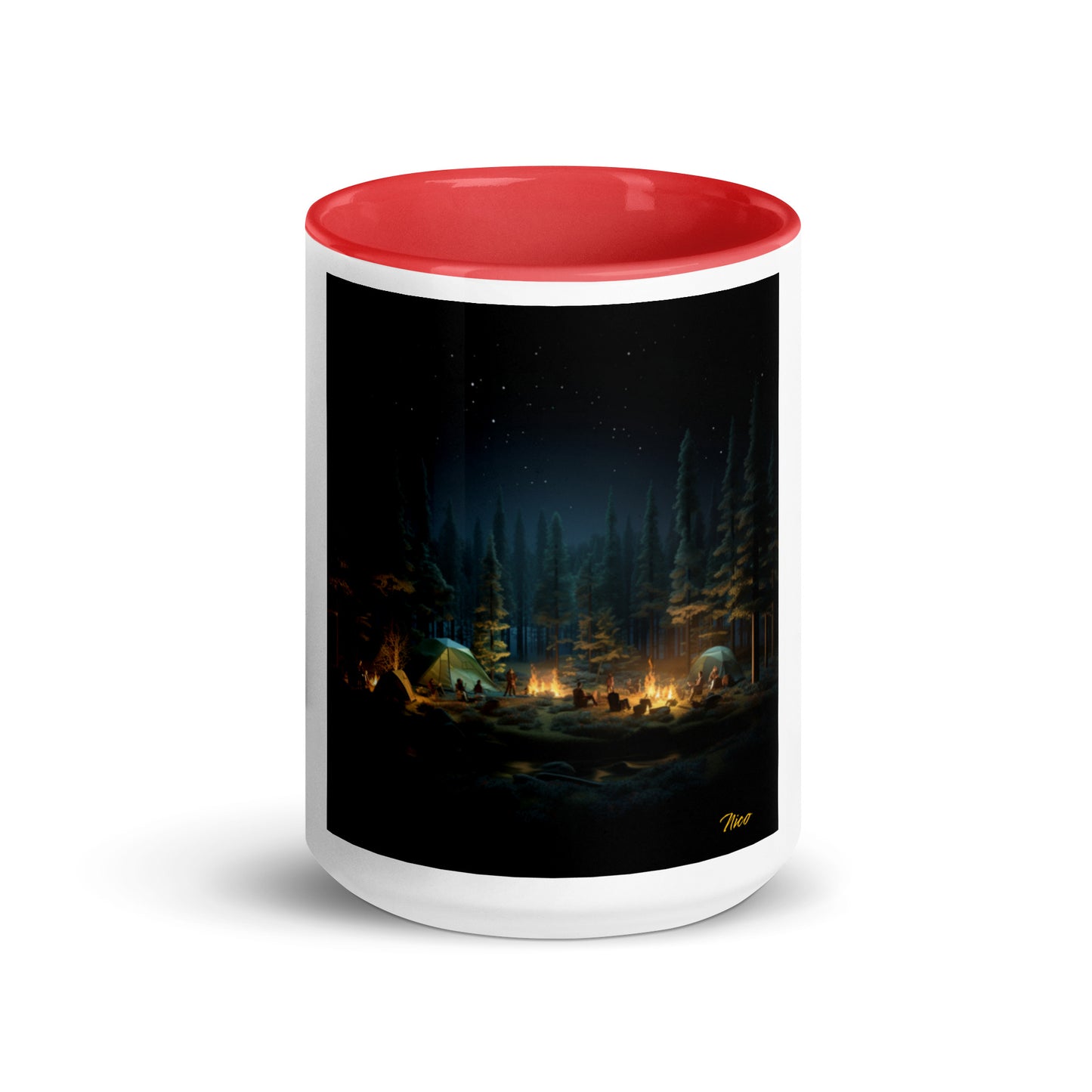 Under The Starry Skies Series Print #2 Mug with Color Inside