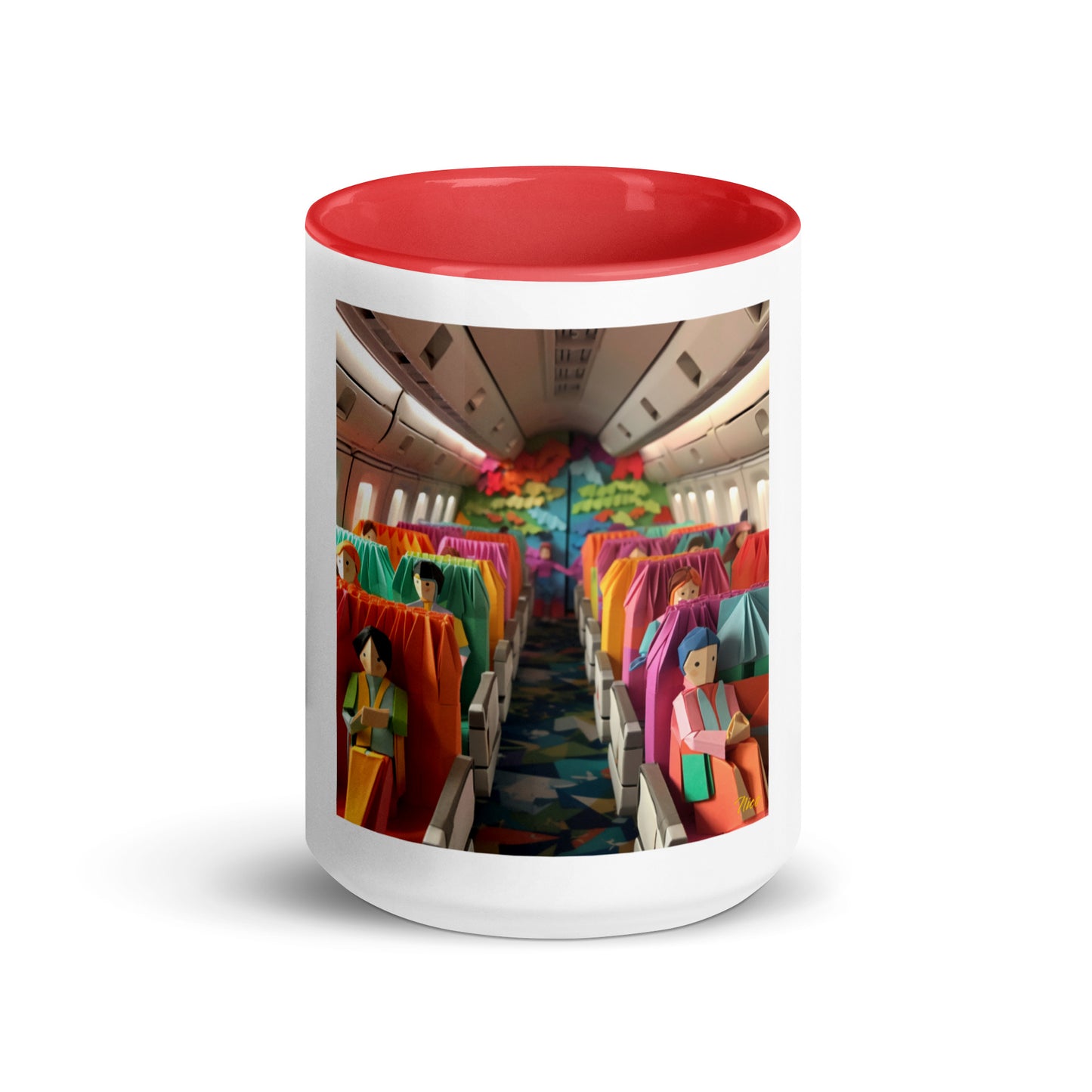 Frequent Flyer Miles Series Print #2 Mug with Color Inside