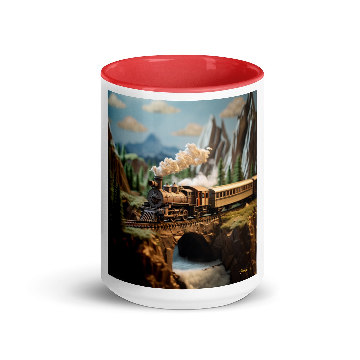 Orient Express Series Print #5 - Mug with Color Inside