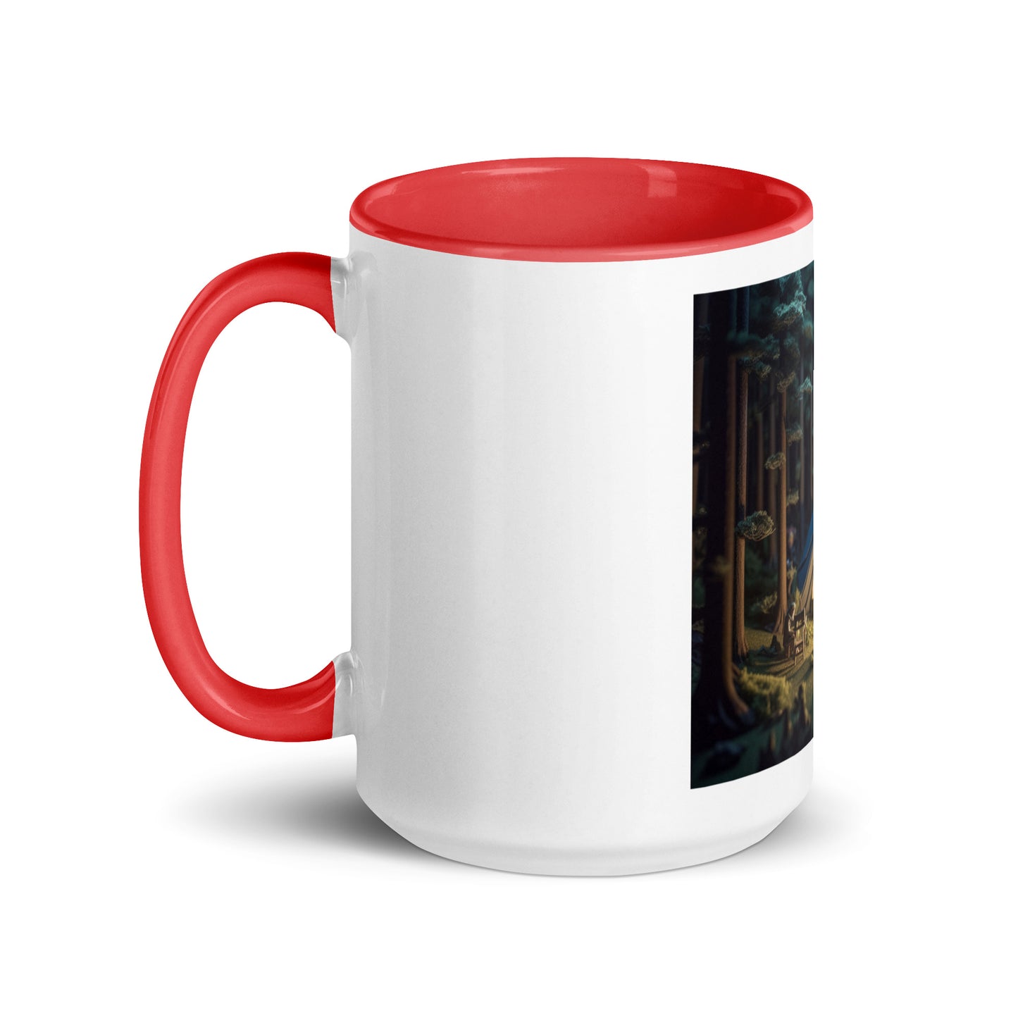 Under The Starry Skies Series Print #6 Mug with Color Inside