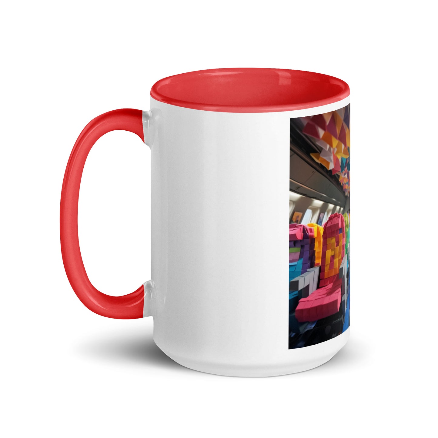 Frequent Flyer Miles Series Print #4 Mug with Color Inside