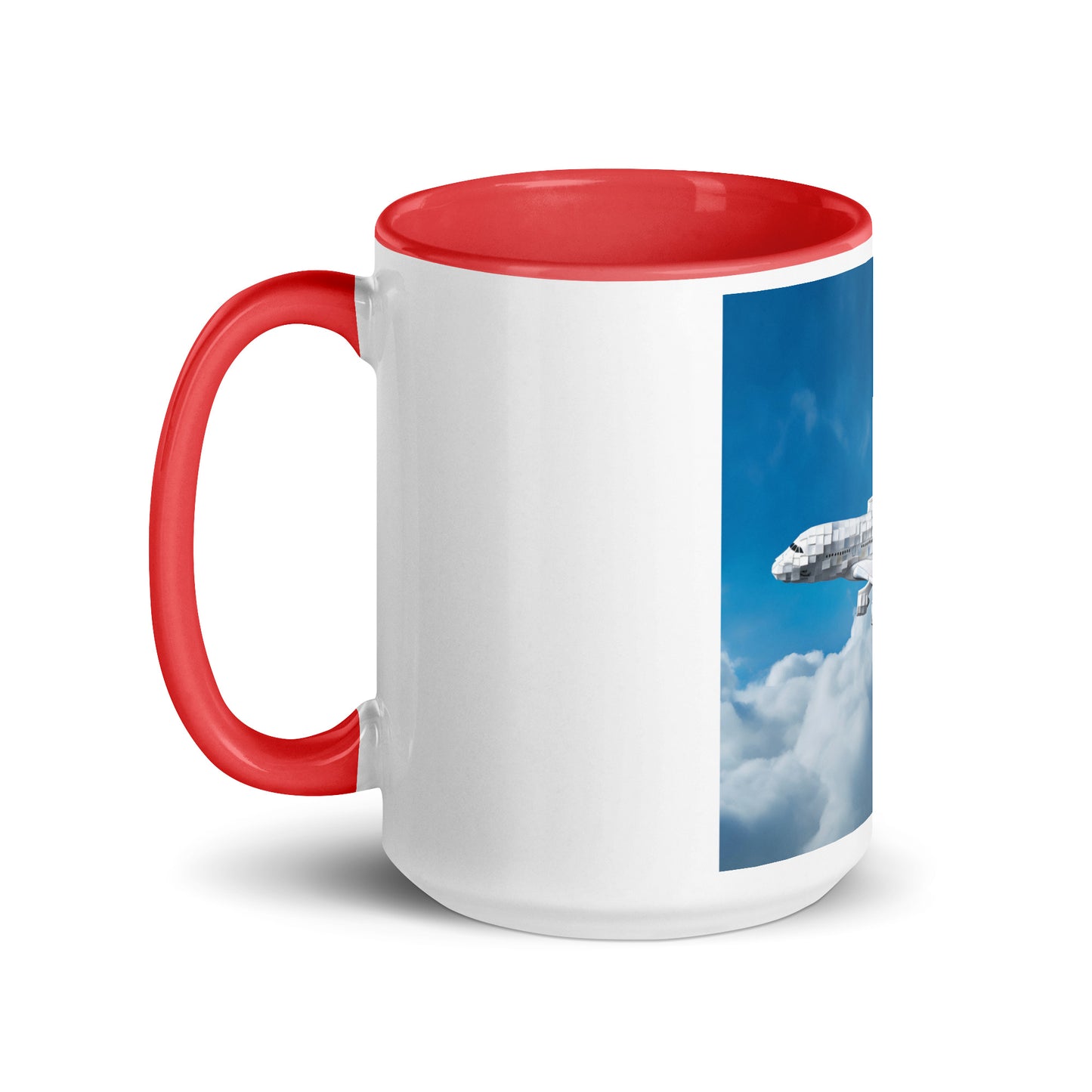 Frequent Flyer Miles Series Print #5 Mug with Color Inside