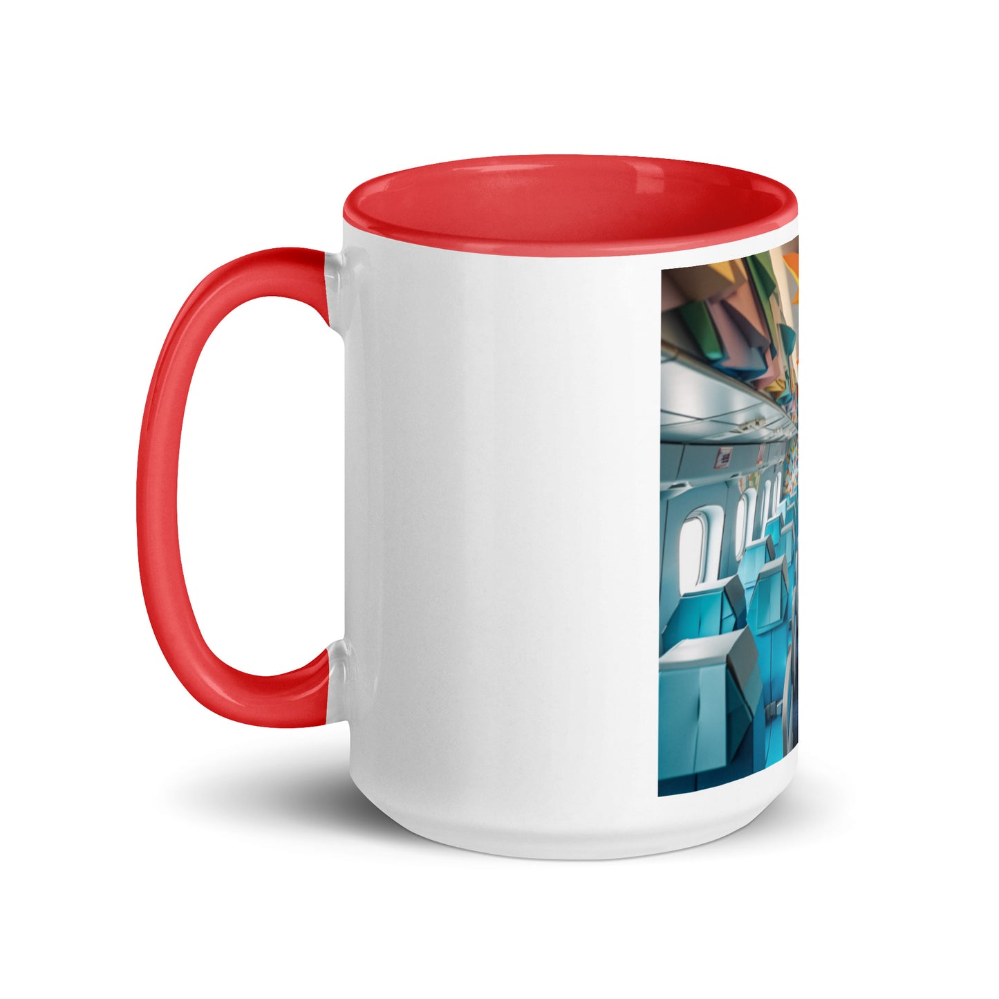 Frequent Flyer Miles Series Print #6 Mug with Color Inside