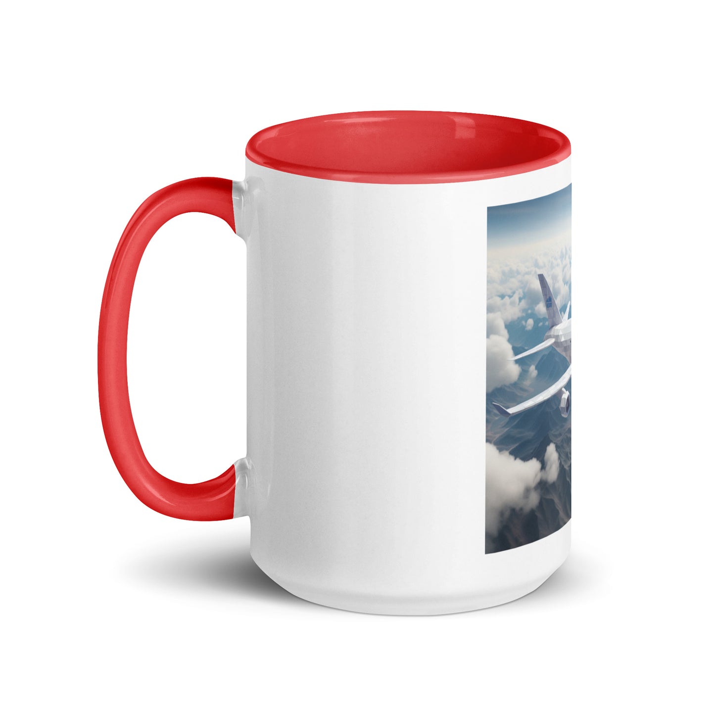 Frequent Flyer Miles Series Print #7 Mug with Color Inside