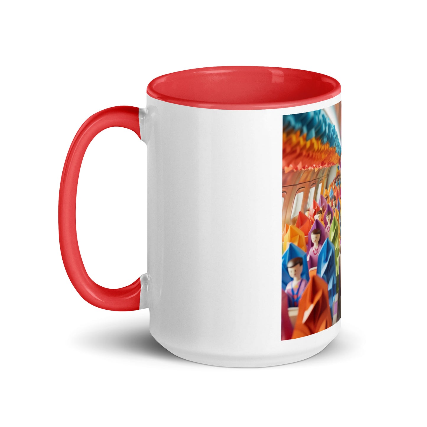 Frequent Flyer Miles Series Print #8 Mug with Color Inside