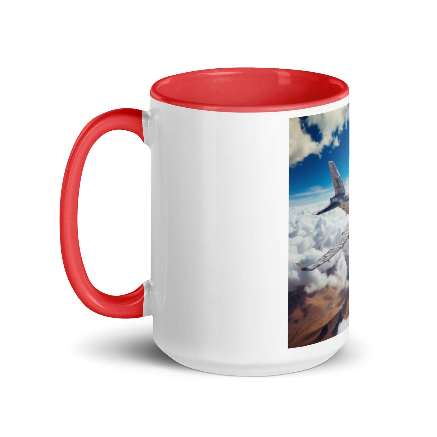 Frequent Flyer Miles Series Print #9 Mug with Color Inside