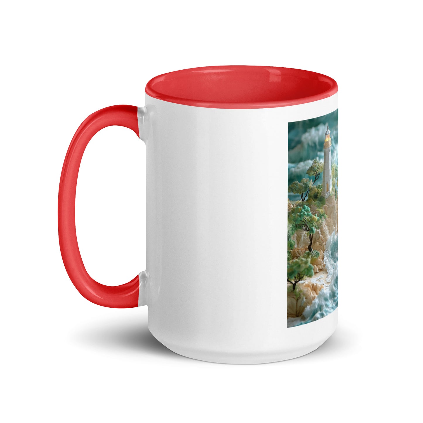 By The Seaside Series Print #9 - Mug with Color Inside