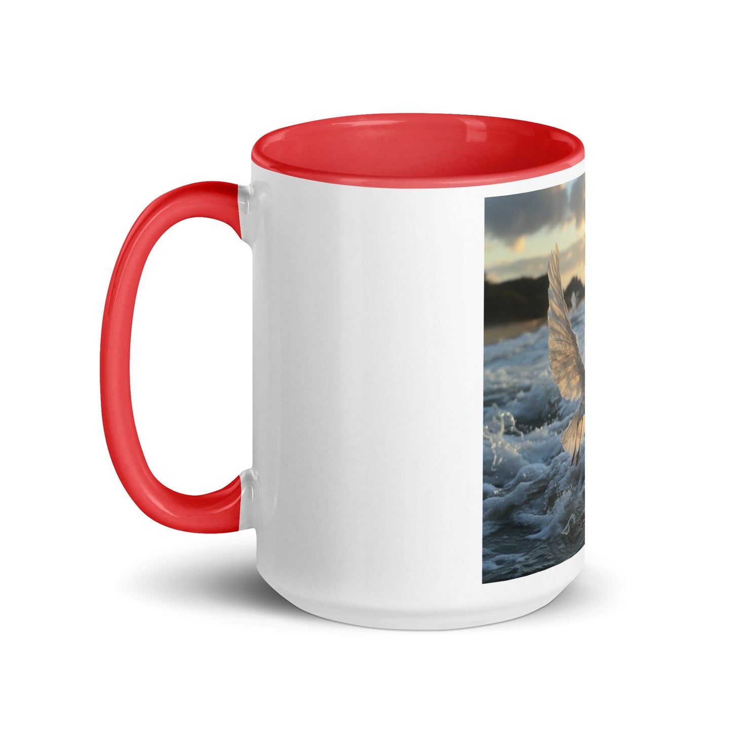 By The Seaside Series Print #10 - Mug with Color Inside