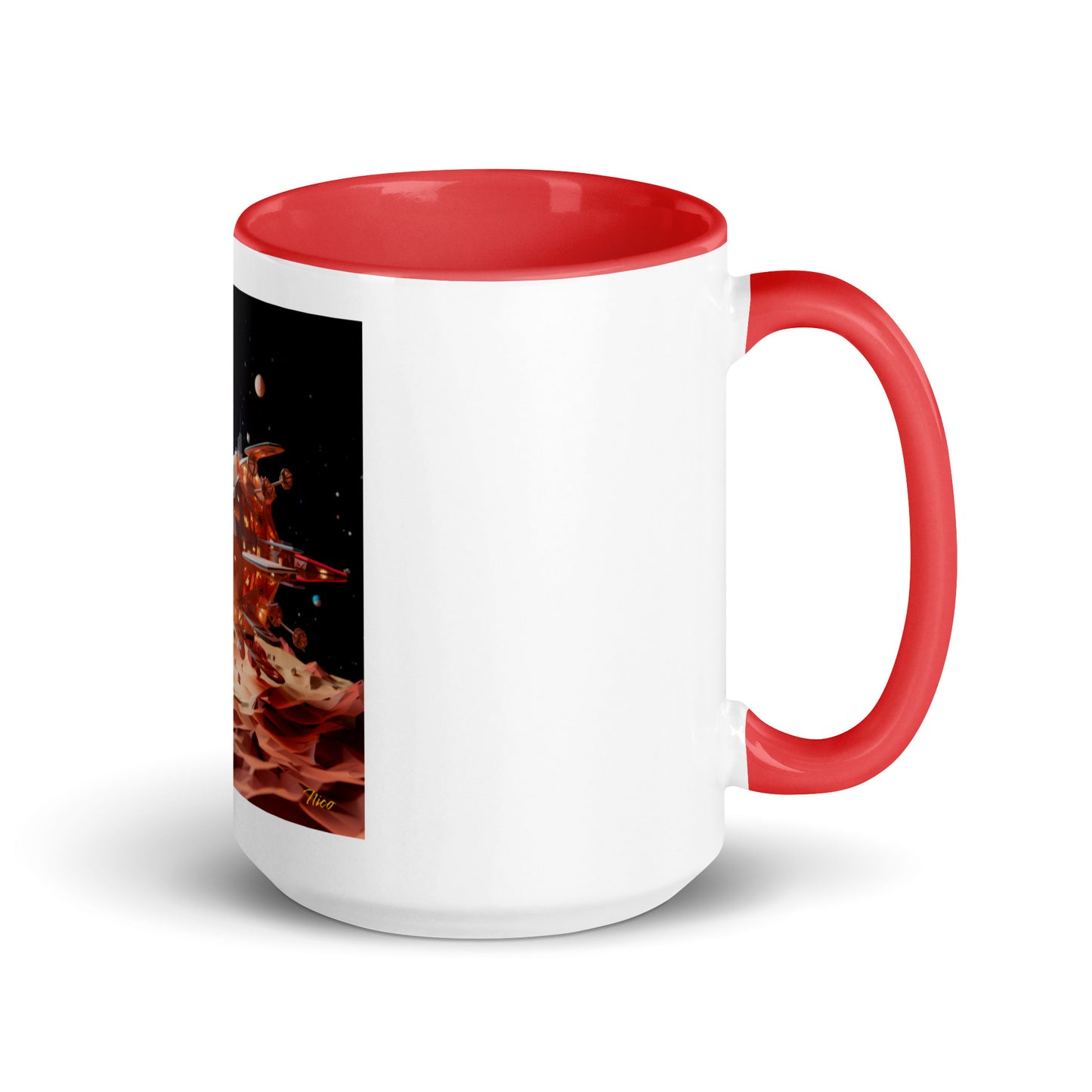 Elons' Dream Series Print #5 Mug with Color Inside