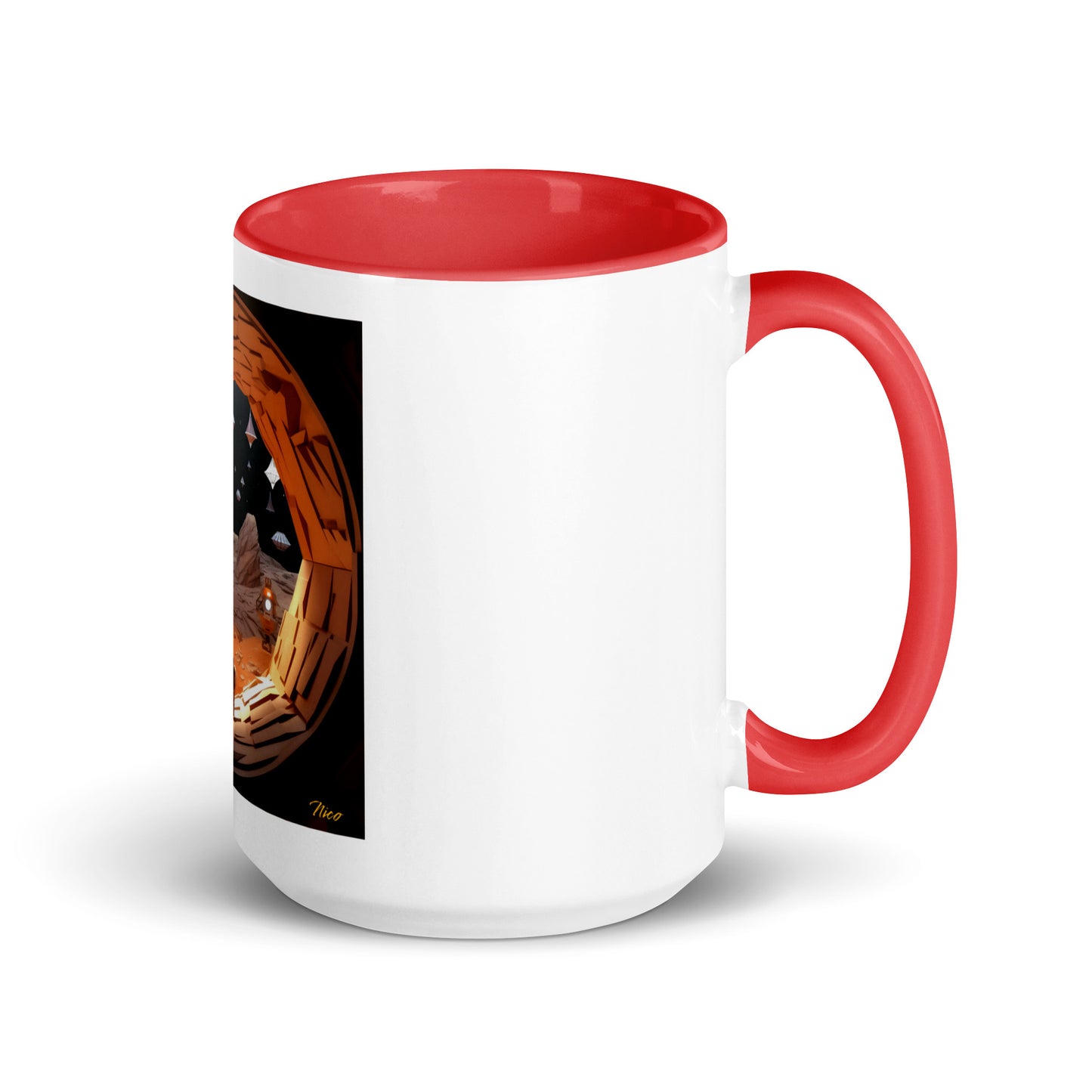 Elon's Dream Series Print #4 Mug with Color Inside