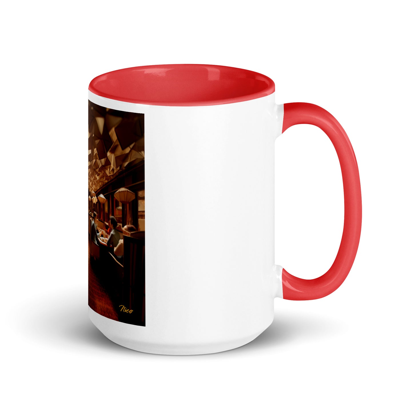 Oriient Express Series Print #2 Mug with Color Inside