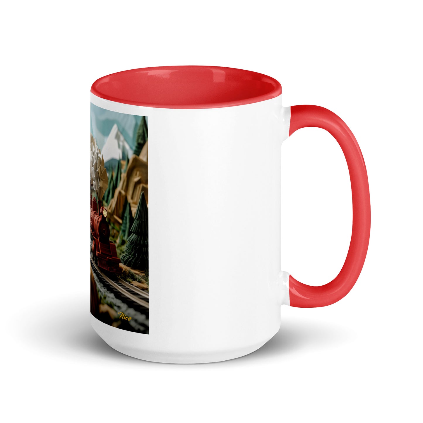 Orient Express Series Print #3 Mug with Color Inside