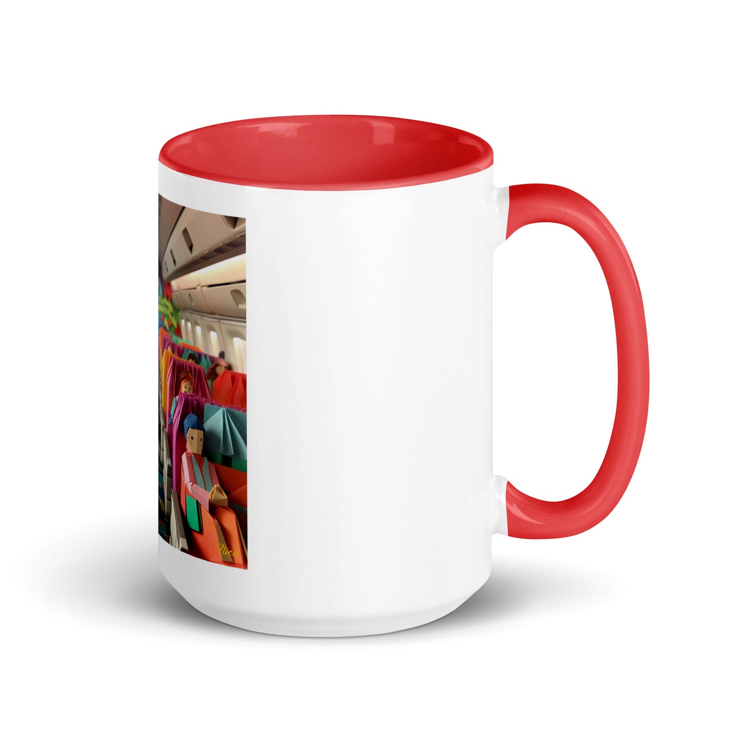 Frequent Flyer Miles Series Print #2 Mug with Color Inside