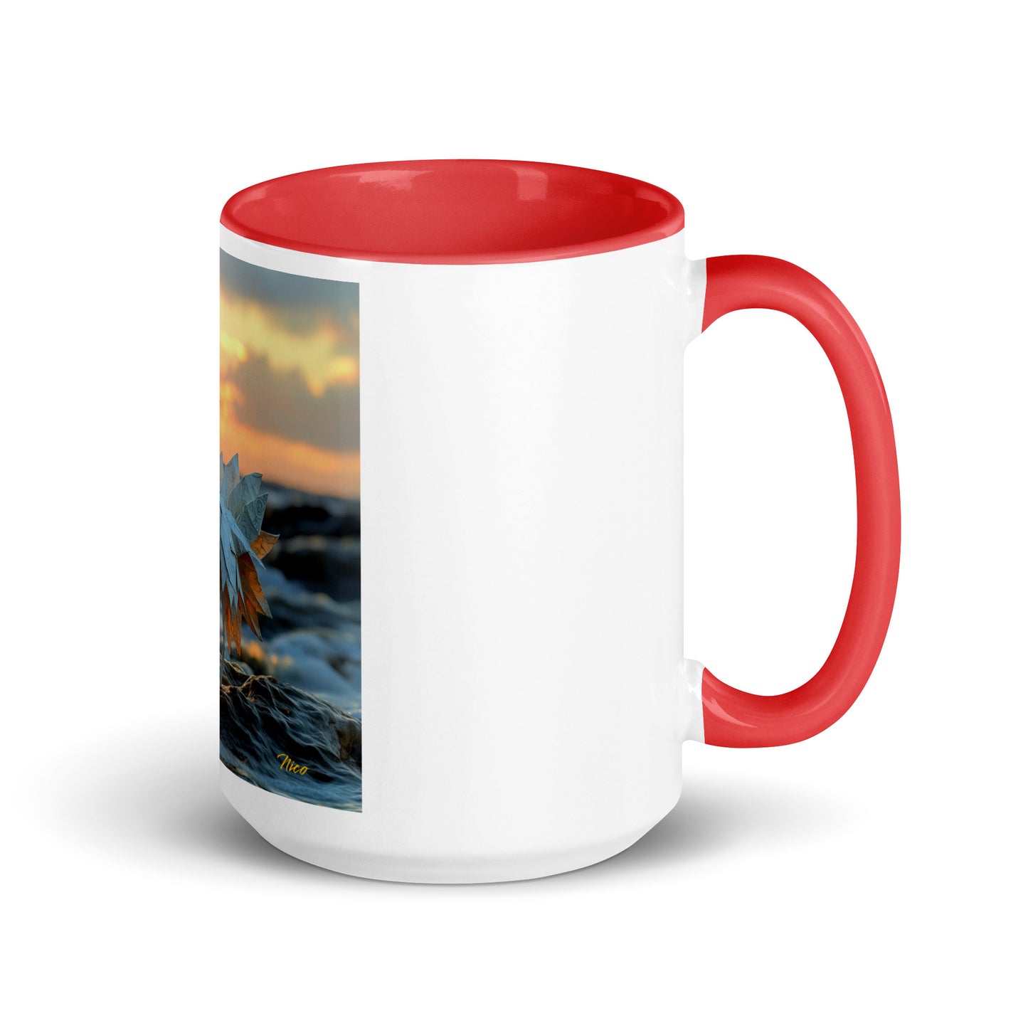 By The Seaside Series Print #1 - Mug with Color Inside