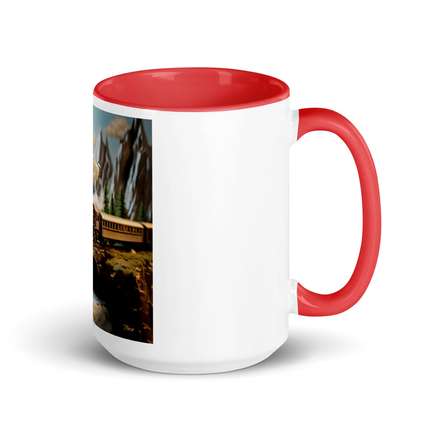 Orient Express Series Print #5 - Mug with Color Inside