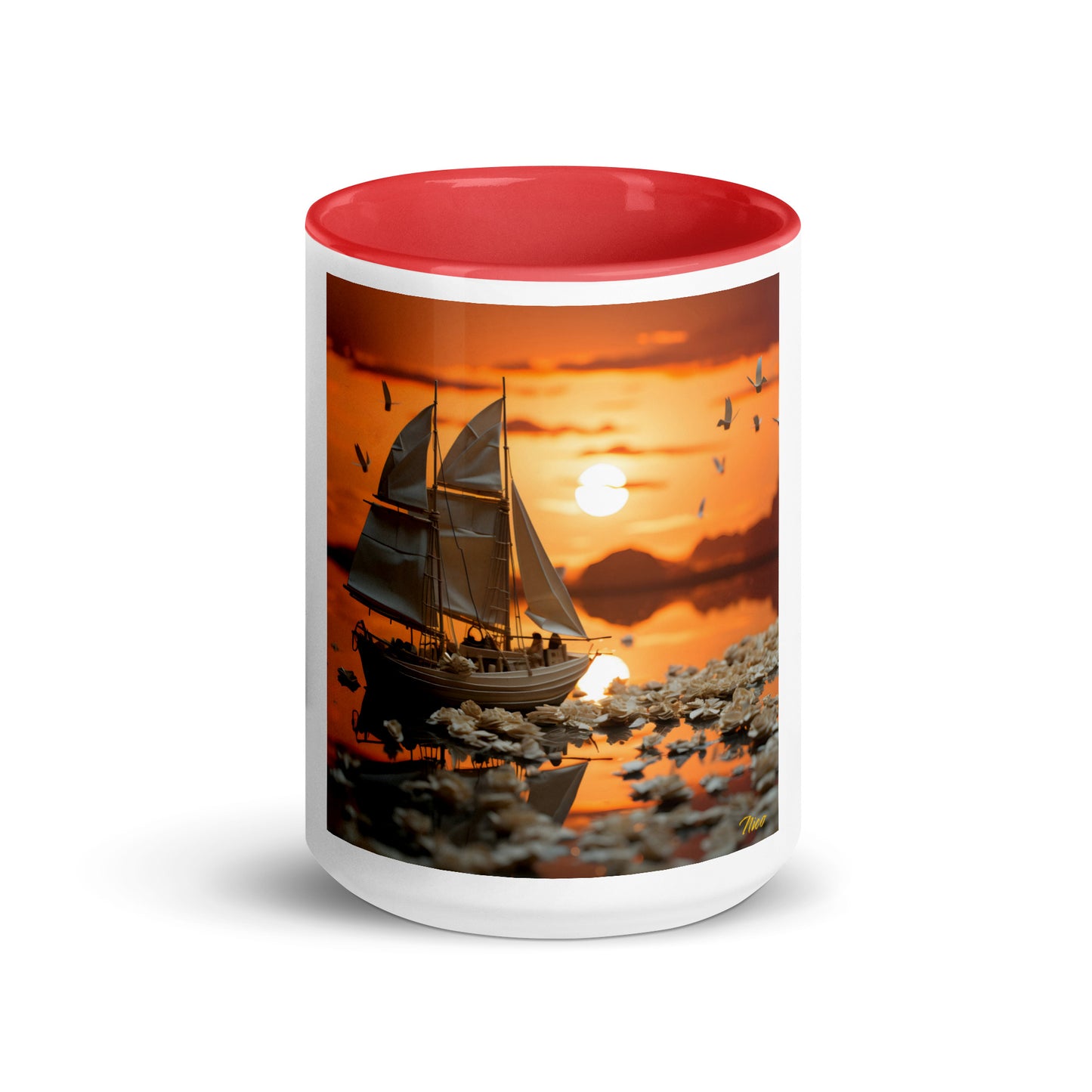 Into The Sunset Series Print #9 - Mug with Color Inside