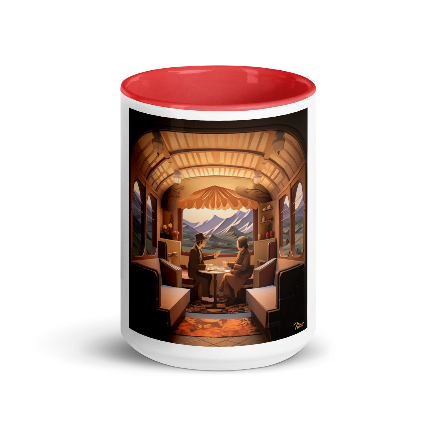 Orient Express Series Print #10 - Mug with Color Inside