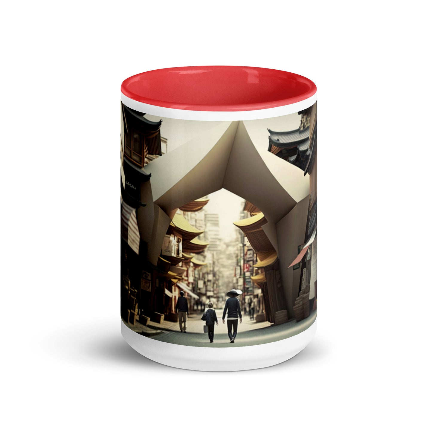 Via The Metropolis Series Print #8 - Mug with Color Inside