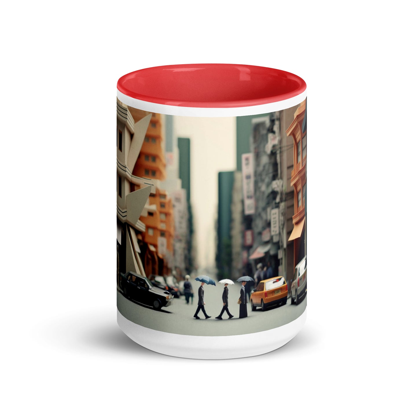 Via The Metropolis Series Print #7 - Mug with Color Inside