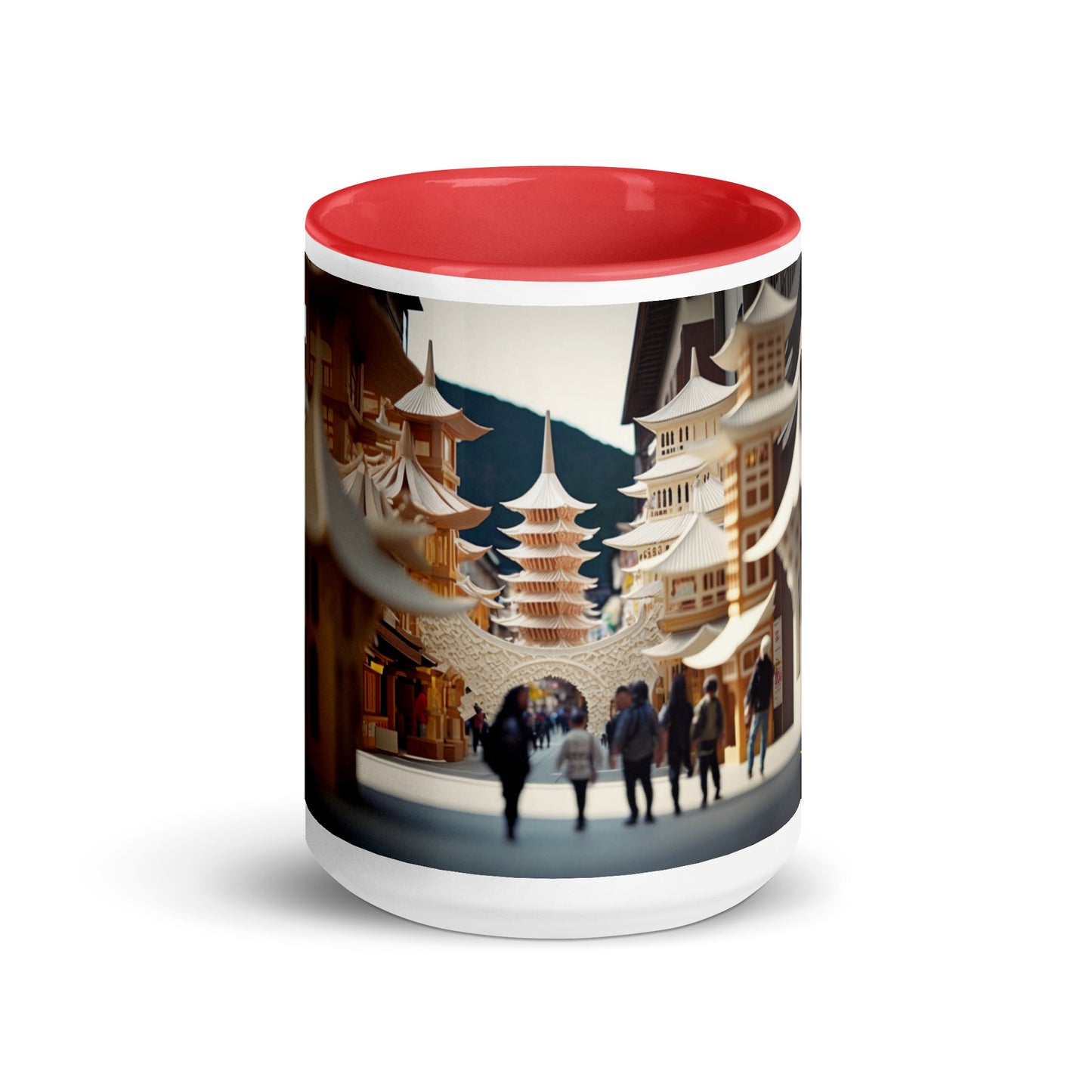 Via The Metropolis Series Print #5 - Mug with Color Inside