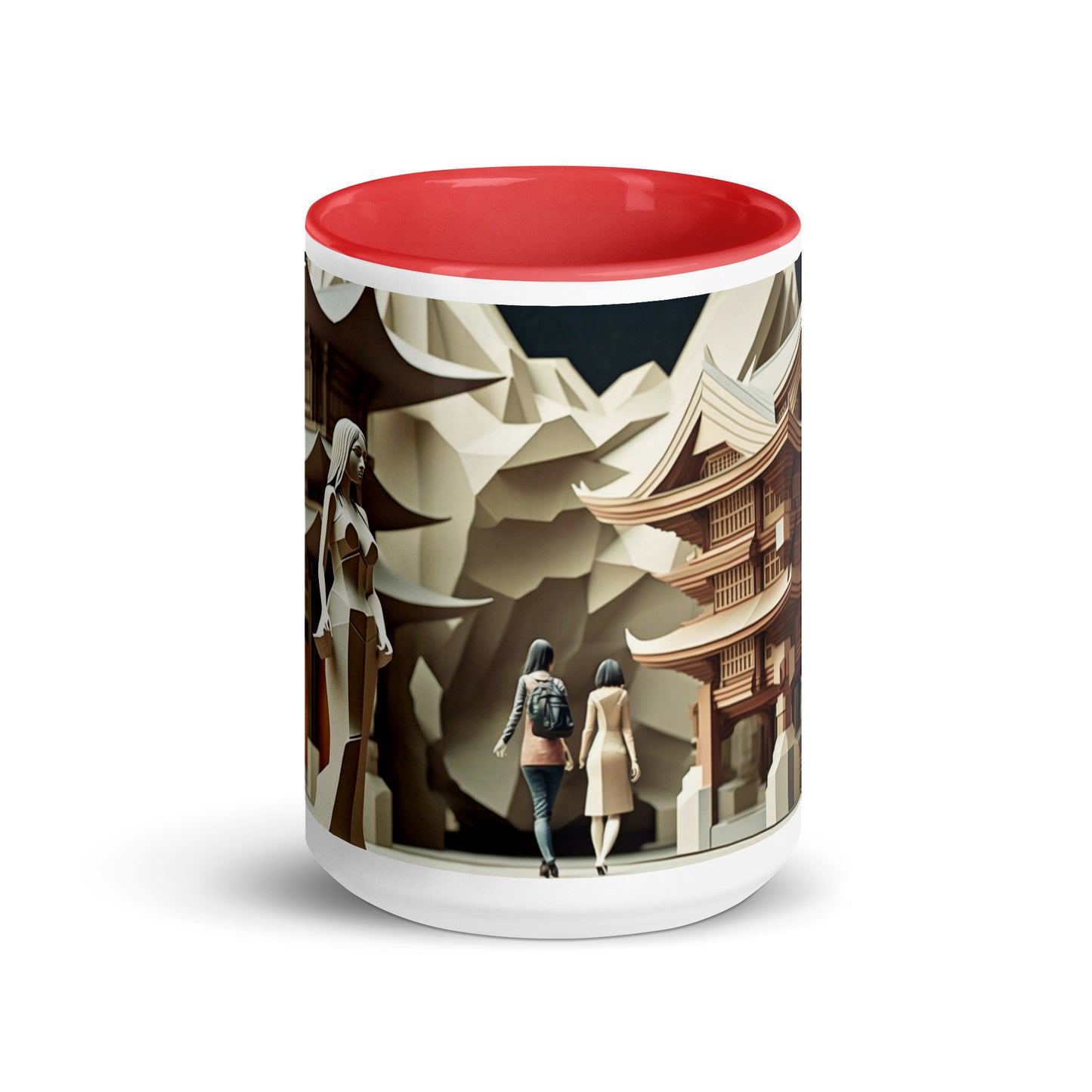 Via The Metropolis Series Print #2 - Mug with Color Inside