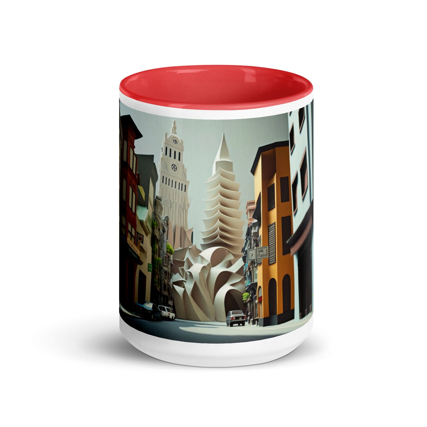 Via The Metropolis Series Print #1 - Mug with Color Inside