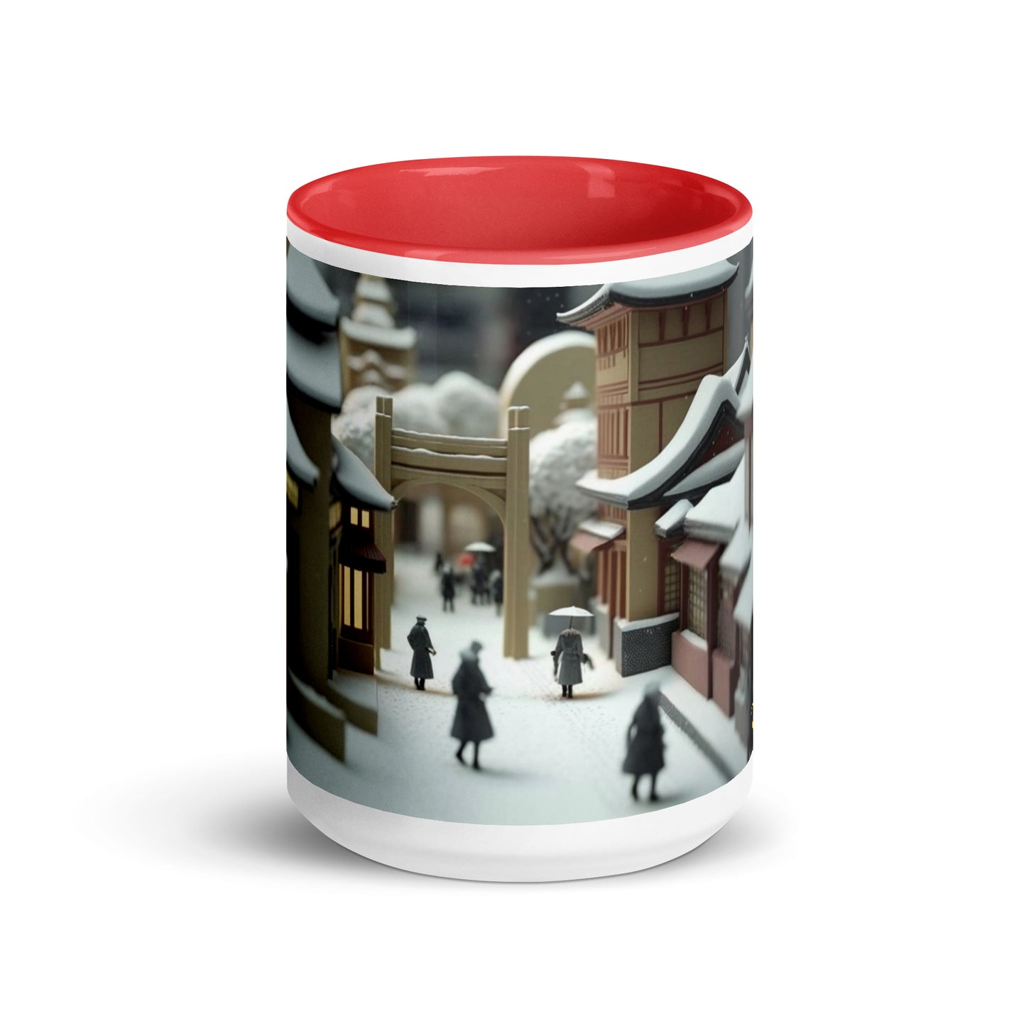 Asian Snow Series Print #9 - Mug with Color Inside