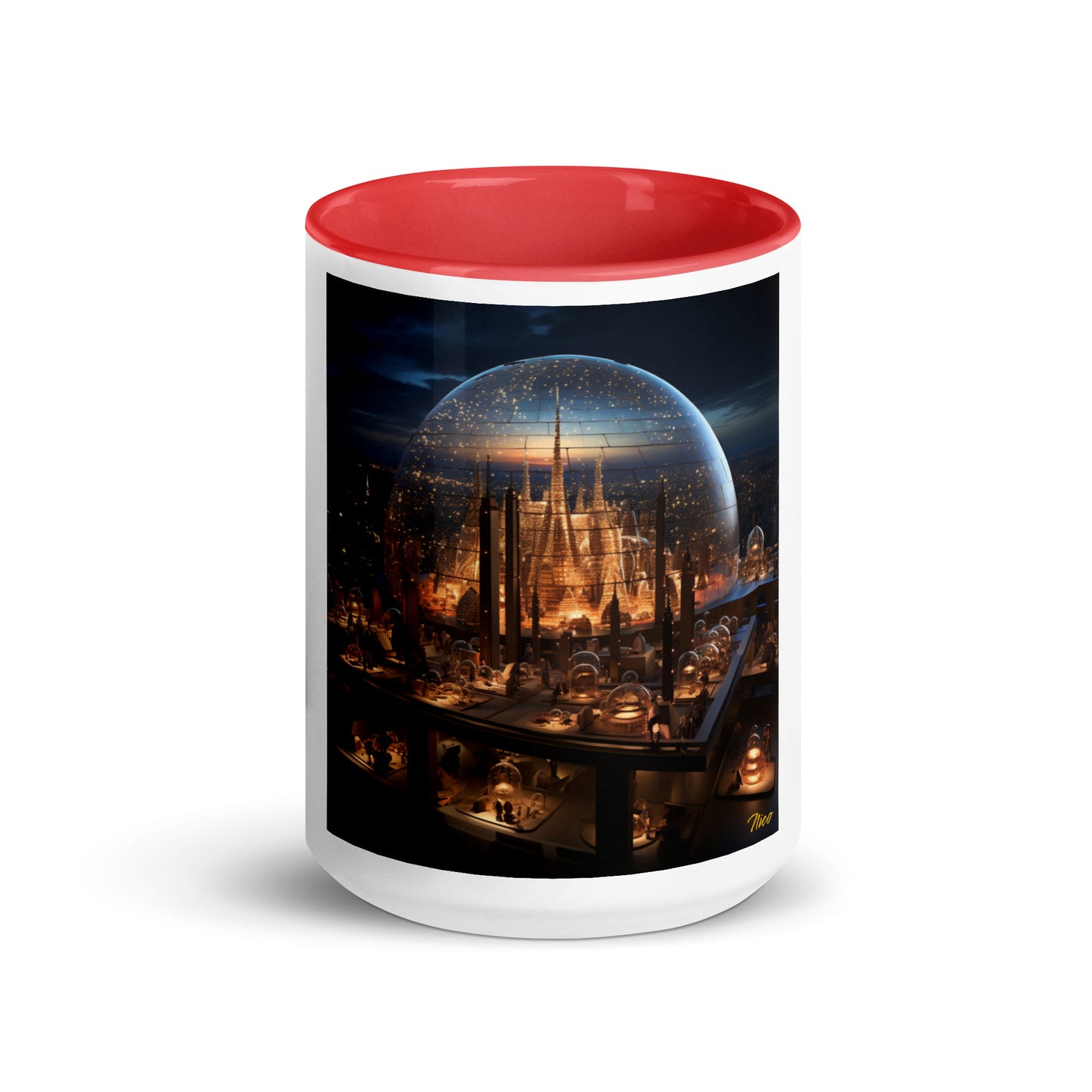 Elons' Dream Series Print #10 - Mug with Color Inside