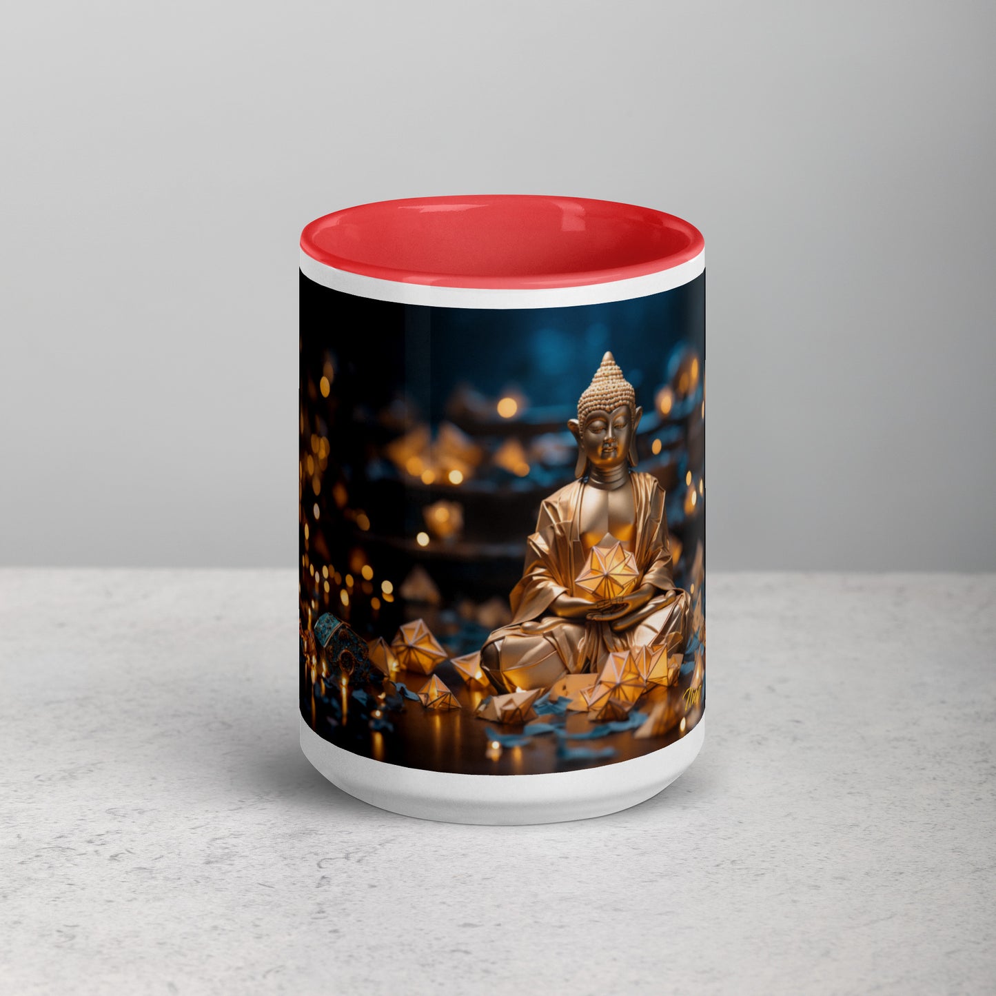 Ascending Buddha Series Print #9 - Mug with Color Inside