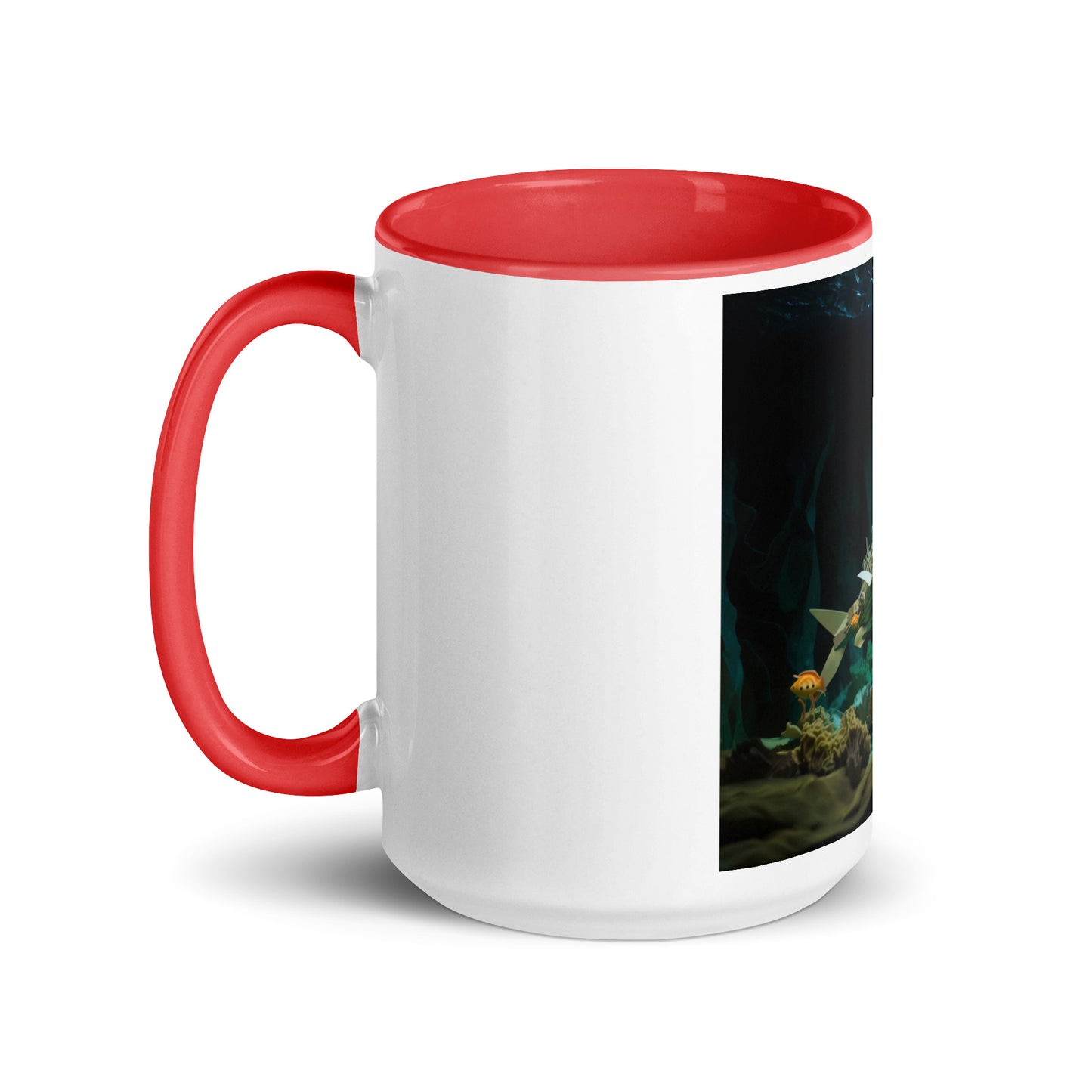 20,000 Leagues Under The Sea Series Print #8 - Mug with Color Inside