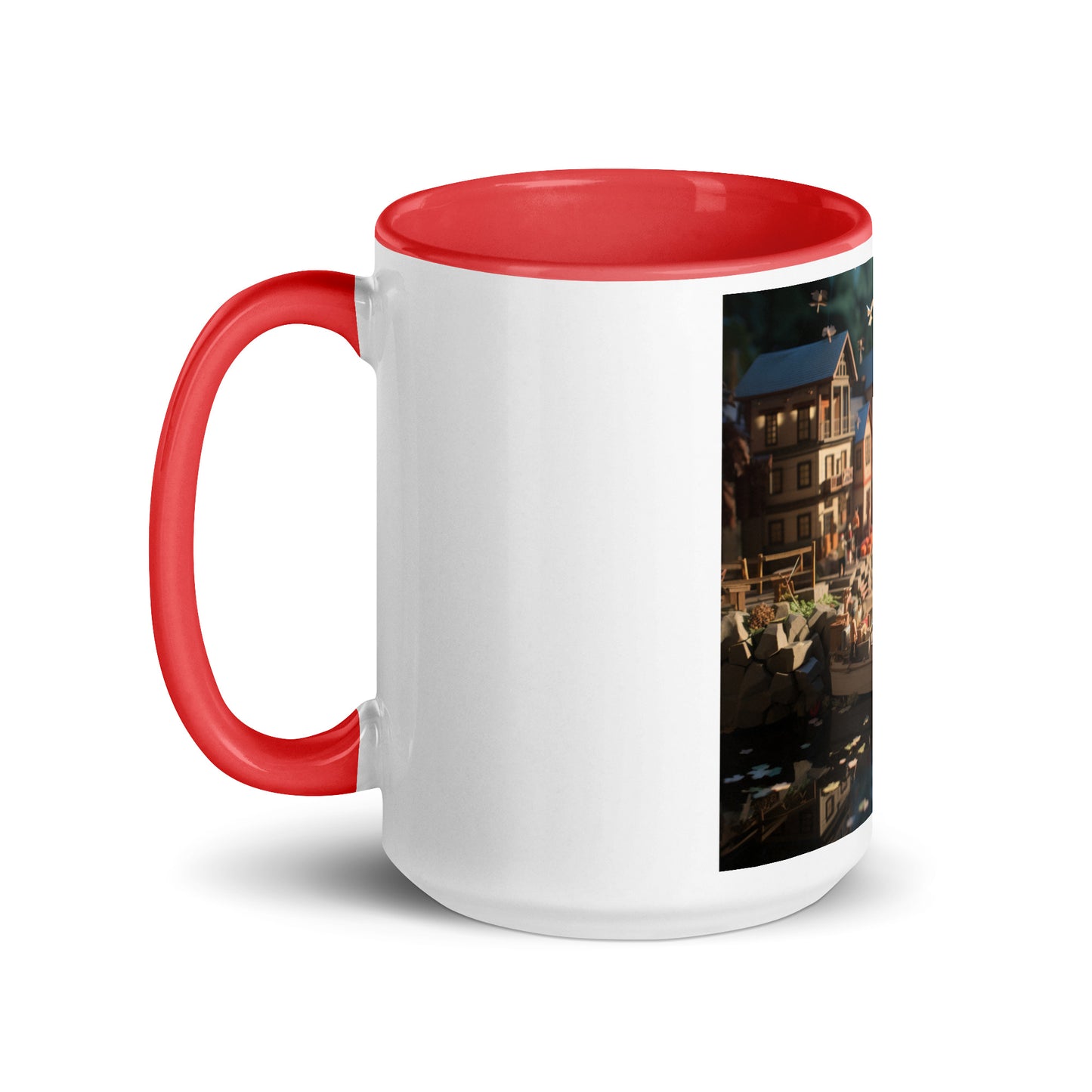 On The Docks By The Bay Series Print #7 - Mug with Color Inside