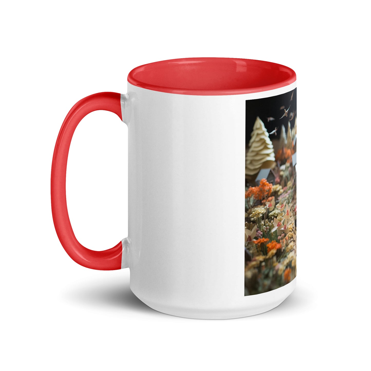 Meadow By The Farm Series Print #2 - Mug with Color Inside