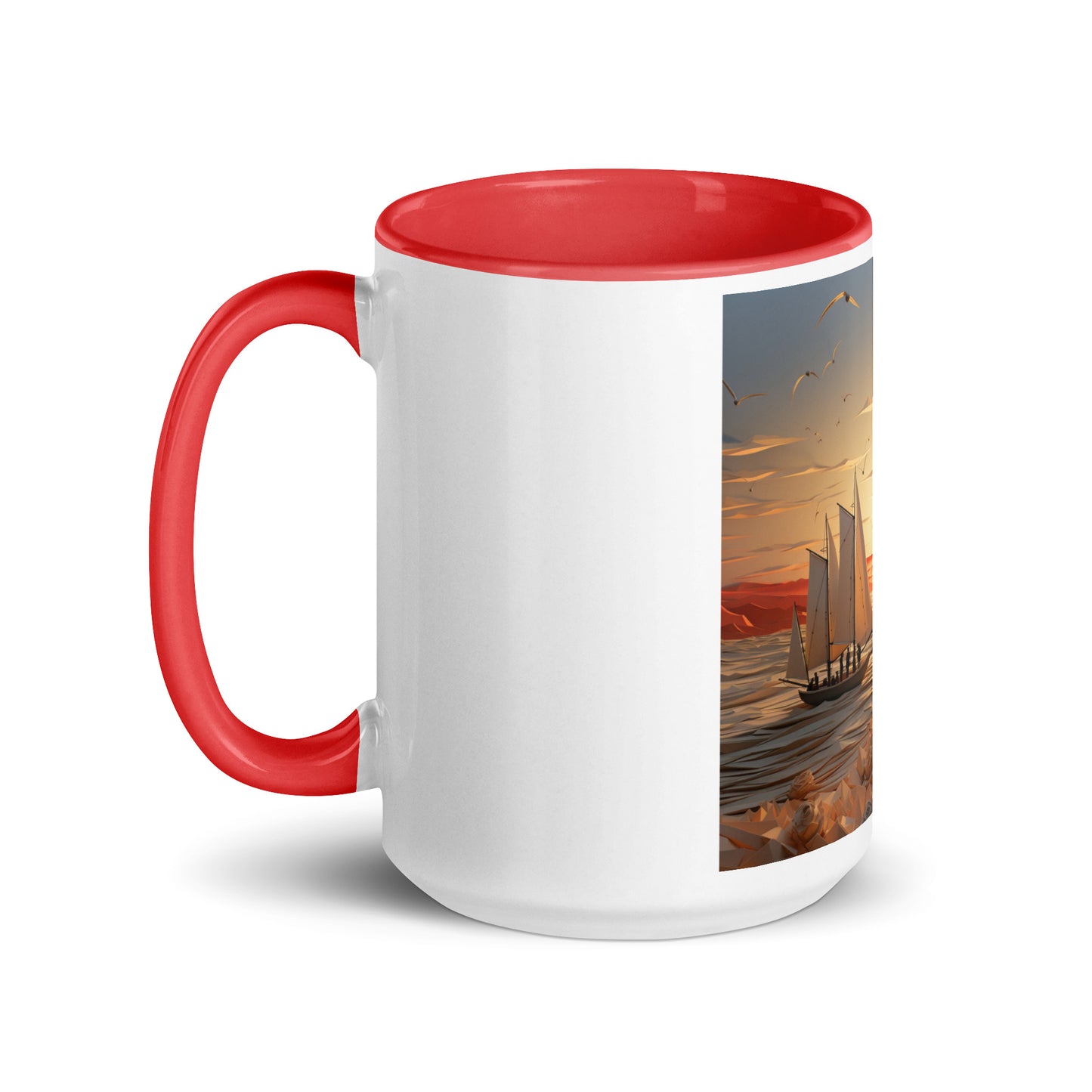 Into The Sunset Series Print #10 - Mug with Color Inside