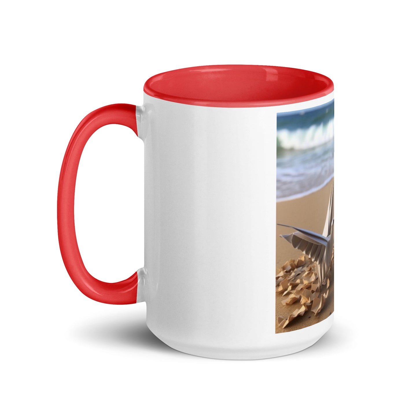 By The Seaside Series Print #1 - Mug with Color Inside